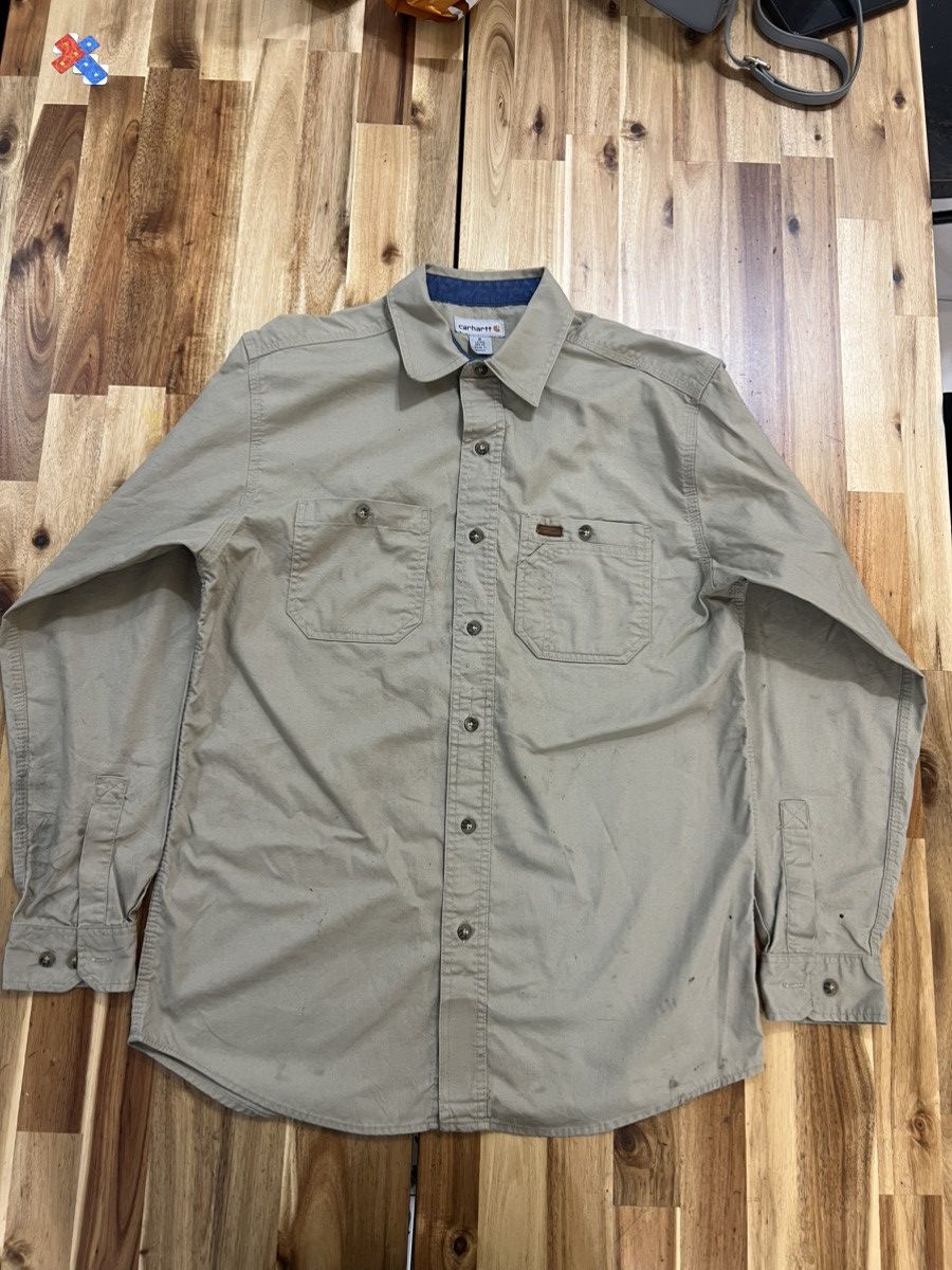 Carhartt Vintag Carhartt Dirty WorkShirt Size US M / EU 48-50 / 2 - 1 Thumbnail