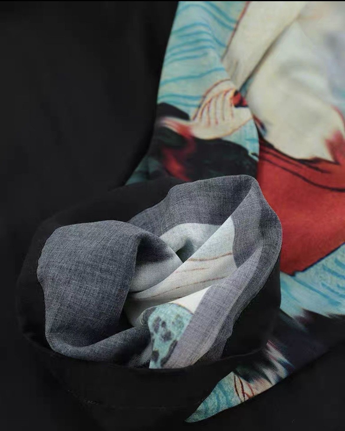 Yohji Yamamoto Yohji Yamamoto Black Scandal 19ss Ukiyo-e Pants-2505 Size US 30 / EU 46 - 3 Thumbnail