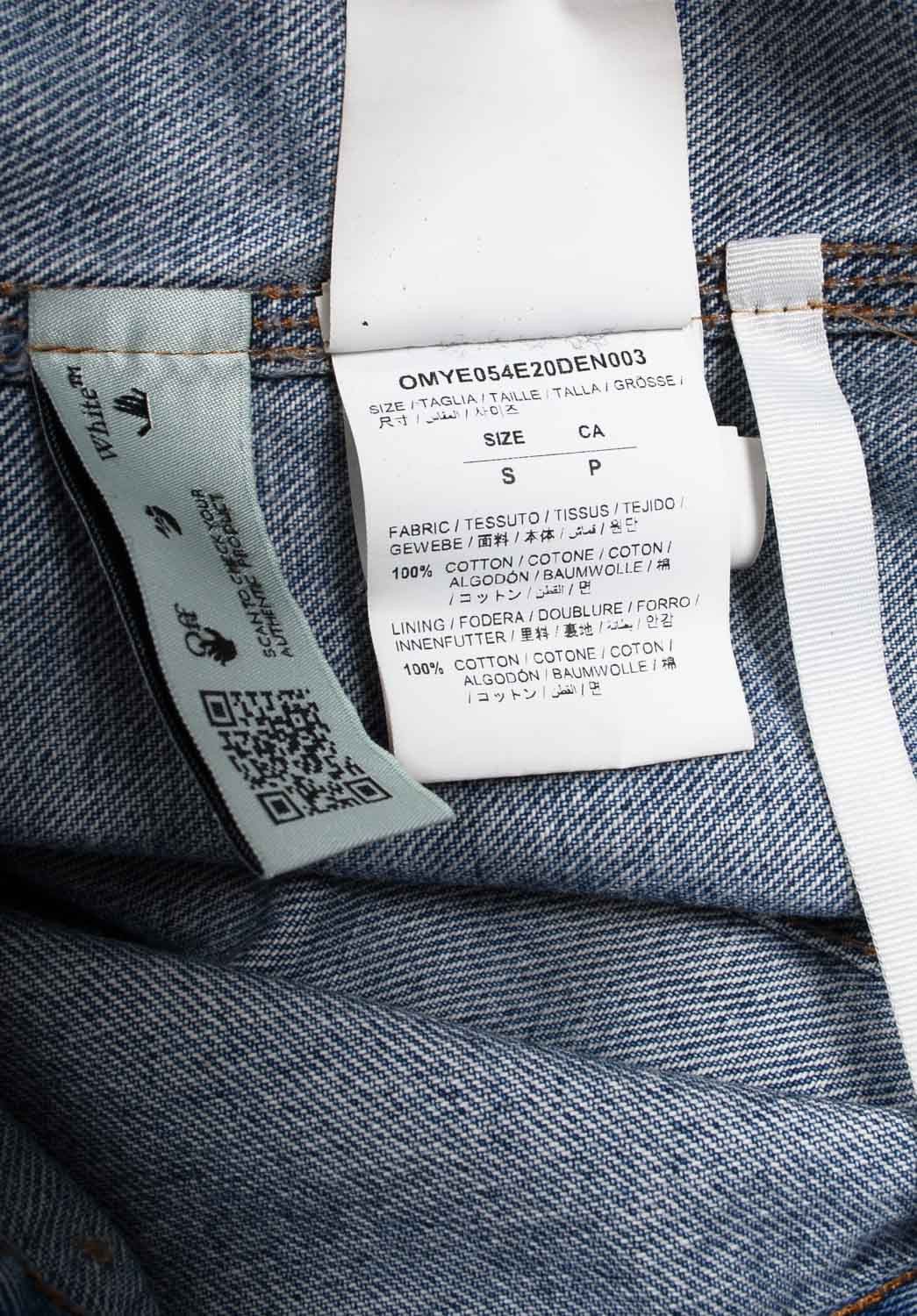 Off-White Off-White Men Jacket Denim by Virgil Abolh Size S, S1190 Size US S / EU 44-46 / 1 - 11 Thumbnail