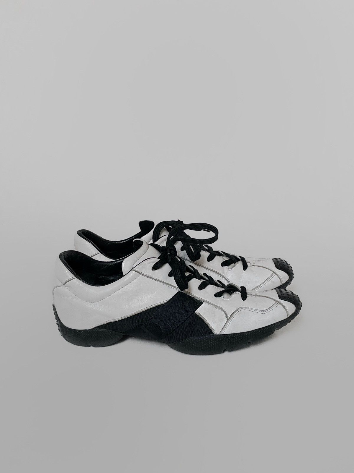 Dior Vintage Dior boxing leather sneakers 2000s Size US 7.5 / IT 37.5 - 2 Thumbnail