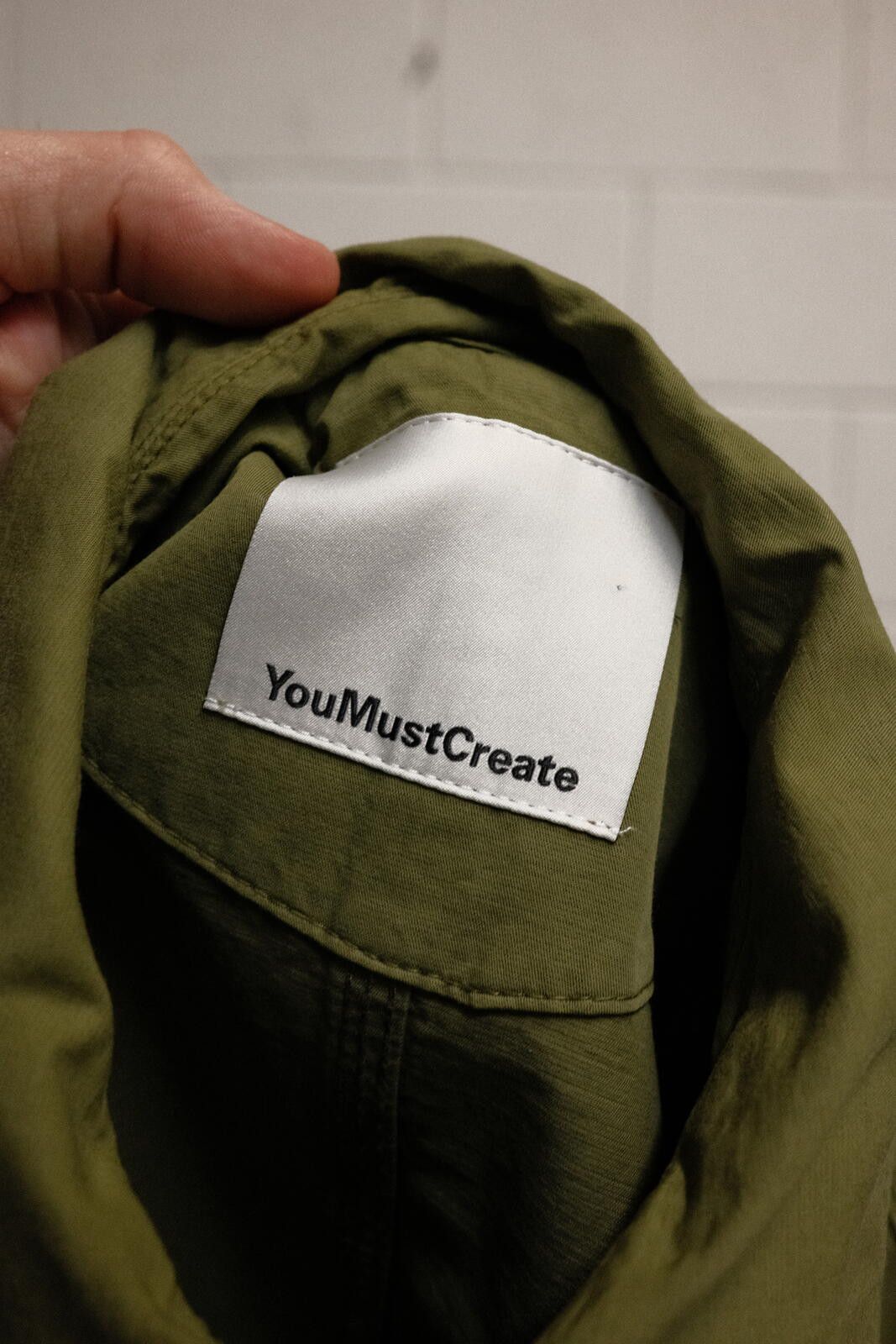 Other YouMustCreate Olive Green Lightweight Cotton Linen Jacket XS Size US XS / EU 42 / 0 - 4 Thumbnail