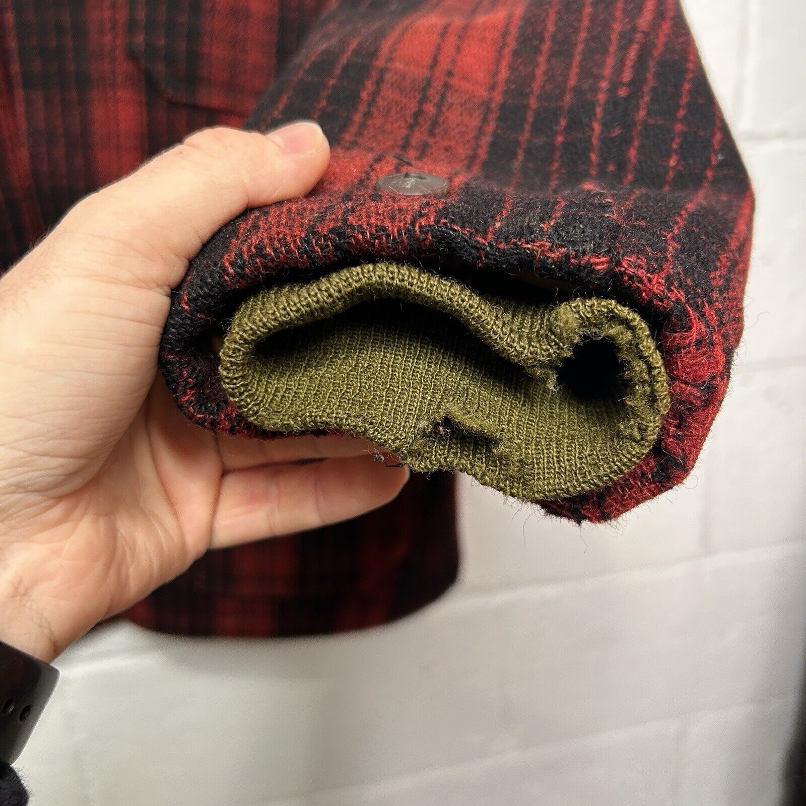 Woolrich Woolen Mills Vintage Woolrich 503 Mens Wool Mackinaw Plaid Jacket 2024 Size US L / EU 52-54 / 3 - 7 Thumbnail