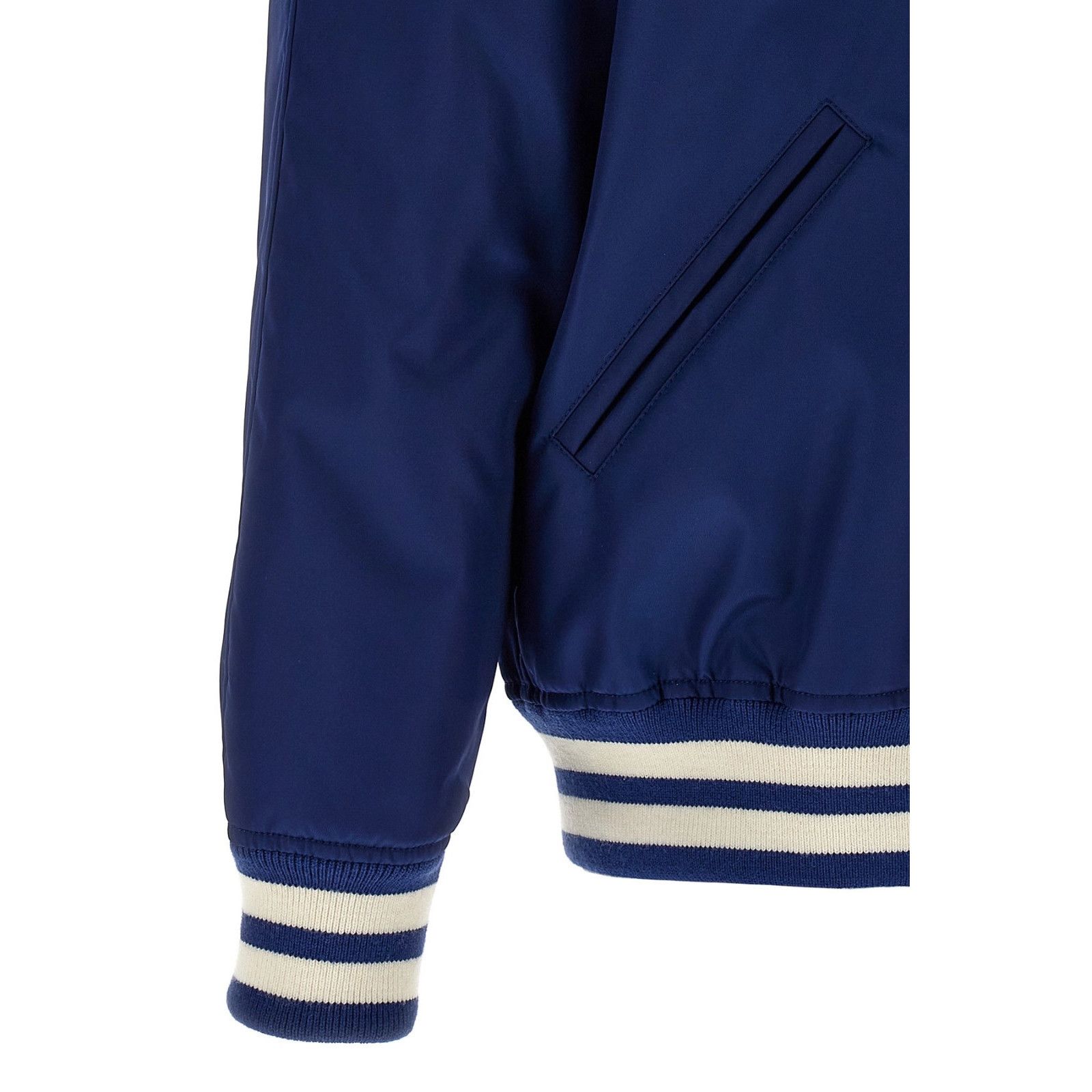 Valentino VALENTINO Blue Bomber Jacket New & Authentic (Men's size:L;) Size US L / EU 52-54 / 3 - 4 Thumbnail