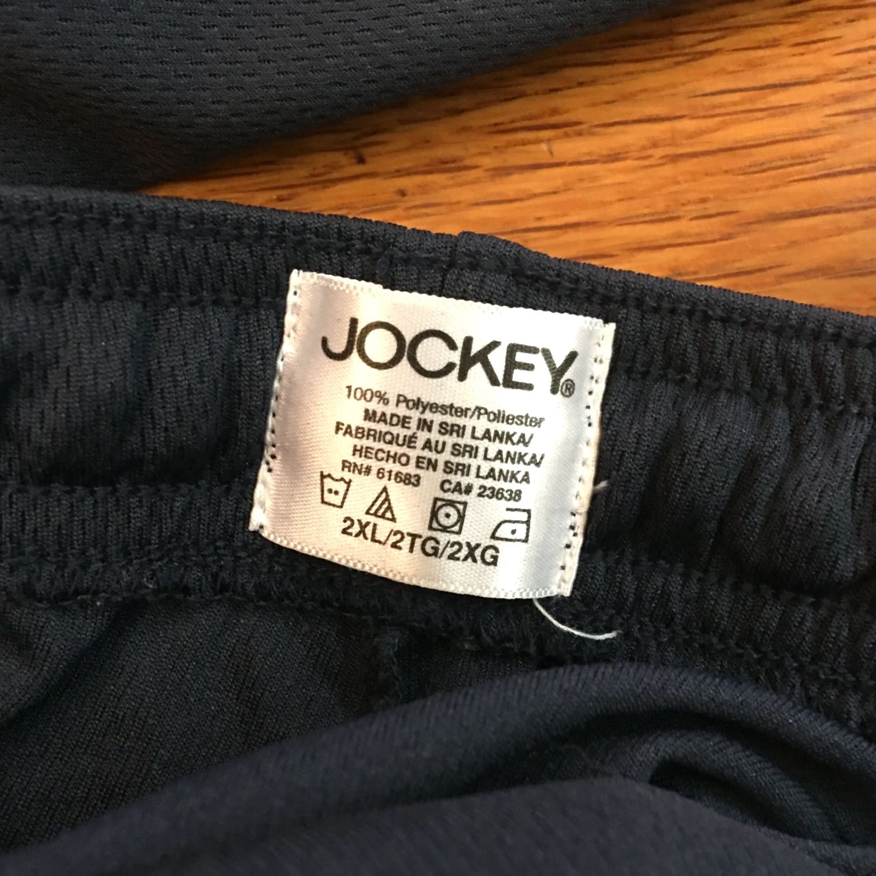 Jockey Jockey Womens Active Wear Jogger Pants Black 2XL Elastic Waist Drawstring Size 40" / US 18 - 6 Thumbnail