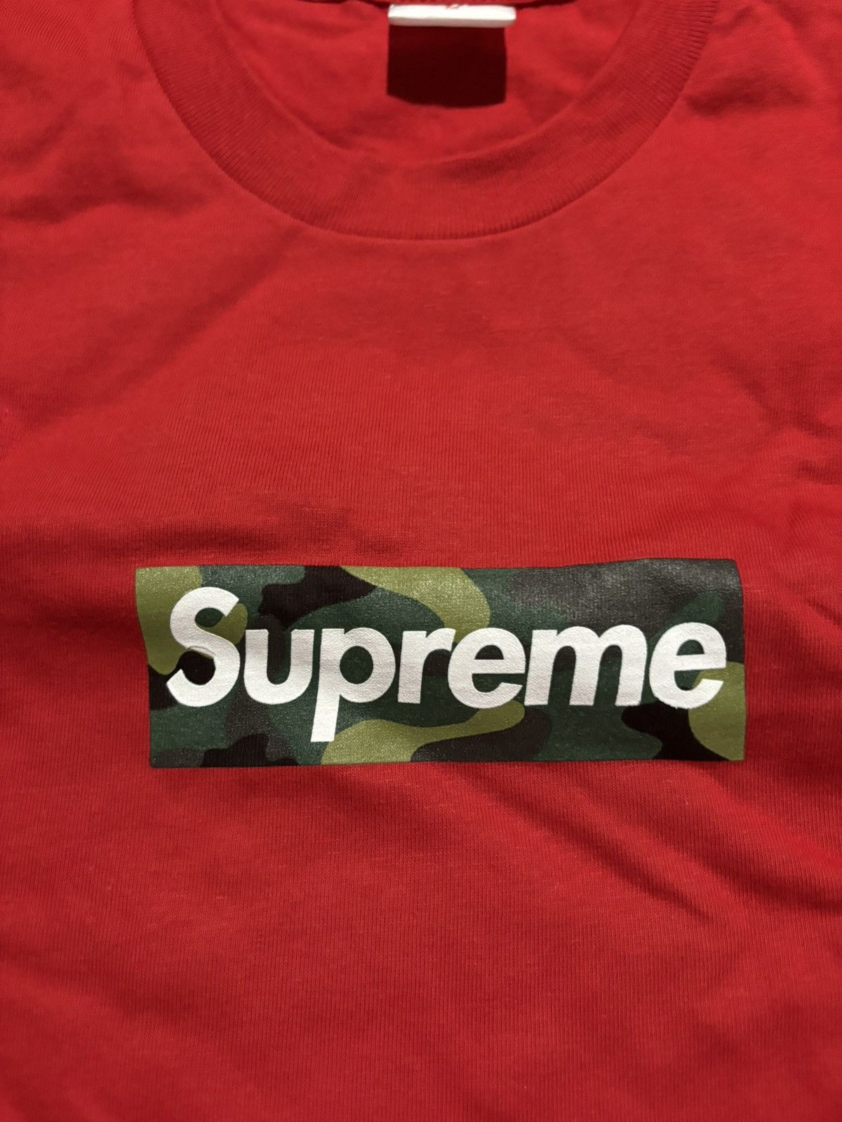 Supreme Supreme Camo Box Logo Tee Size US M / EU 48-50 / 2 - 3 Thumbnail