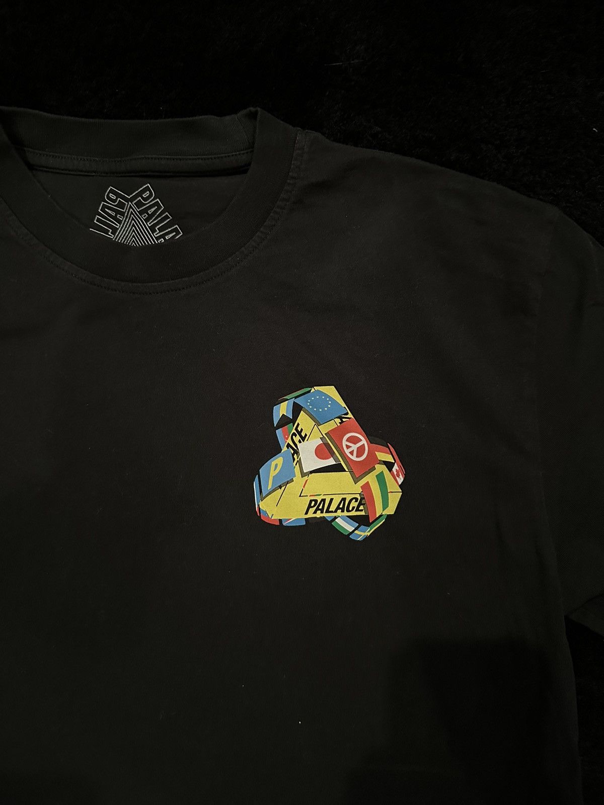 Palace Palace Tri-Flag Tee Black Size US M / EU 48-50 / 2 - 3 Thumbnail