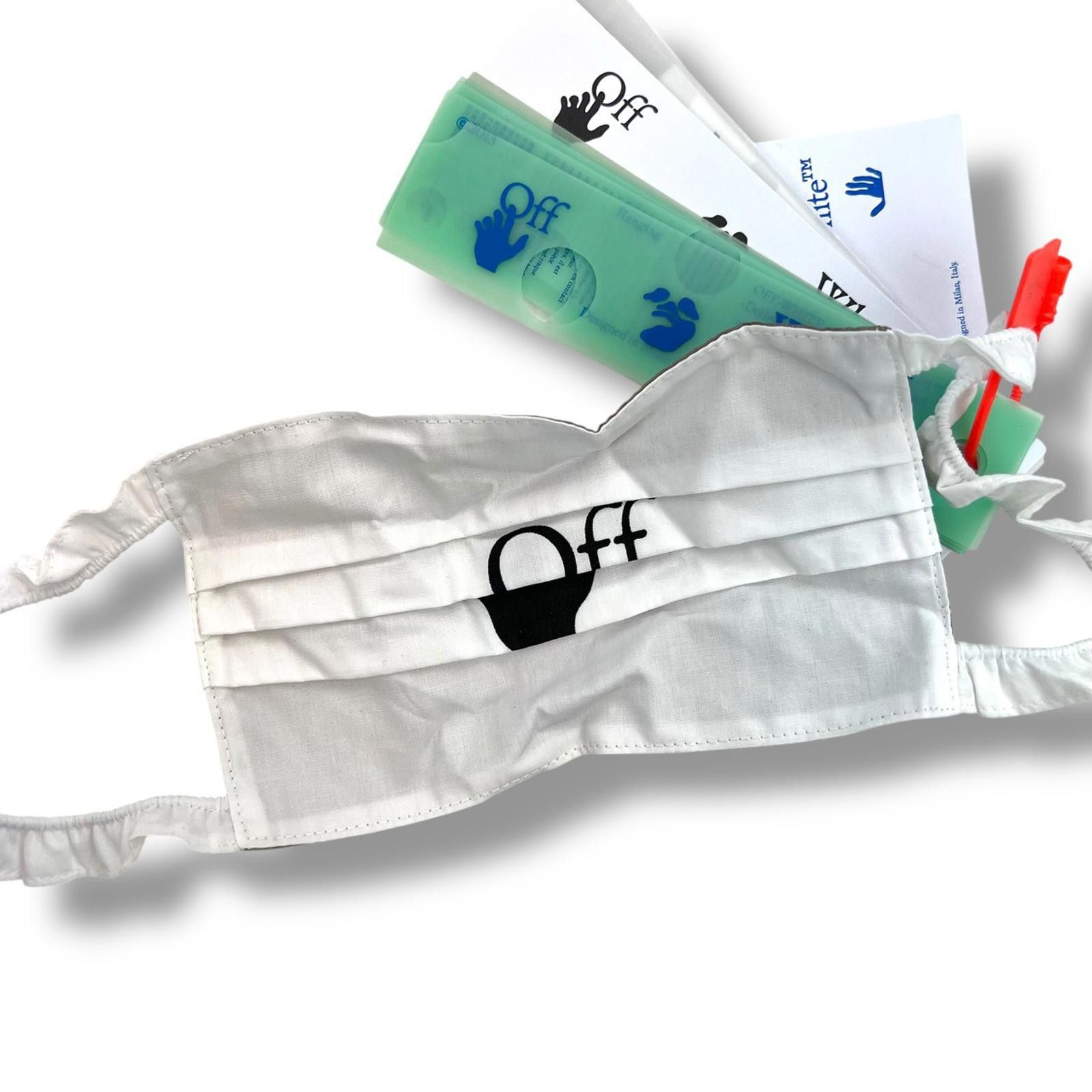 Off-White Off-White Hand Off Eve Face Mask Size ONE SIZE - 3 Thumbnail