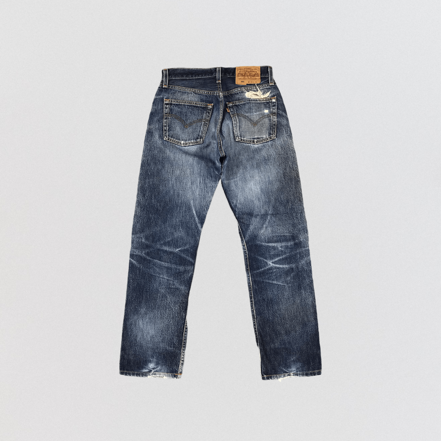Levi's Vintage 90s Levis 501 Jeans-JM907 Size US 28 / EU 44 - 2 Thumbnail