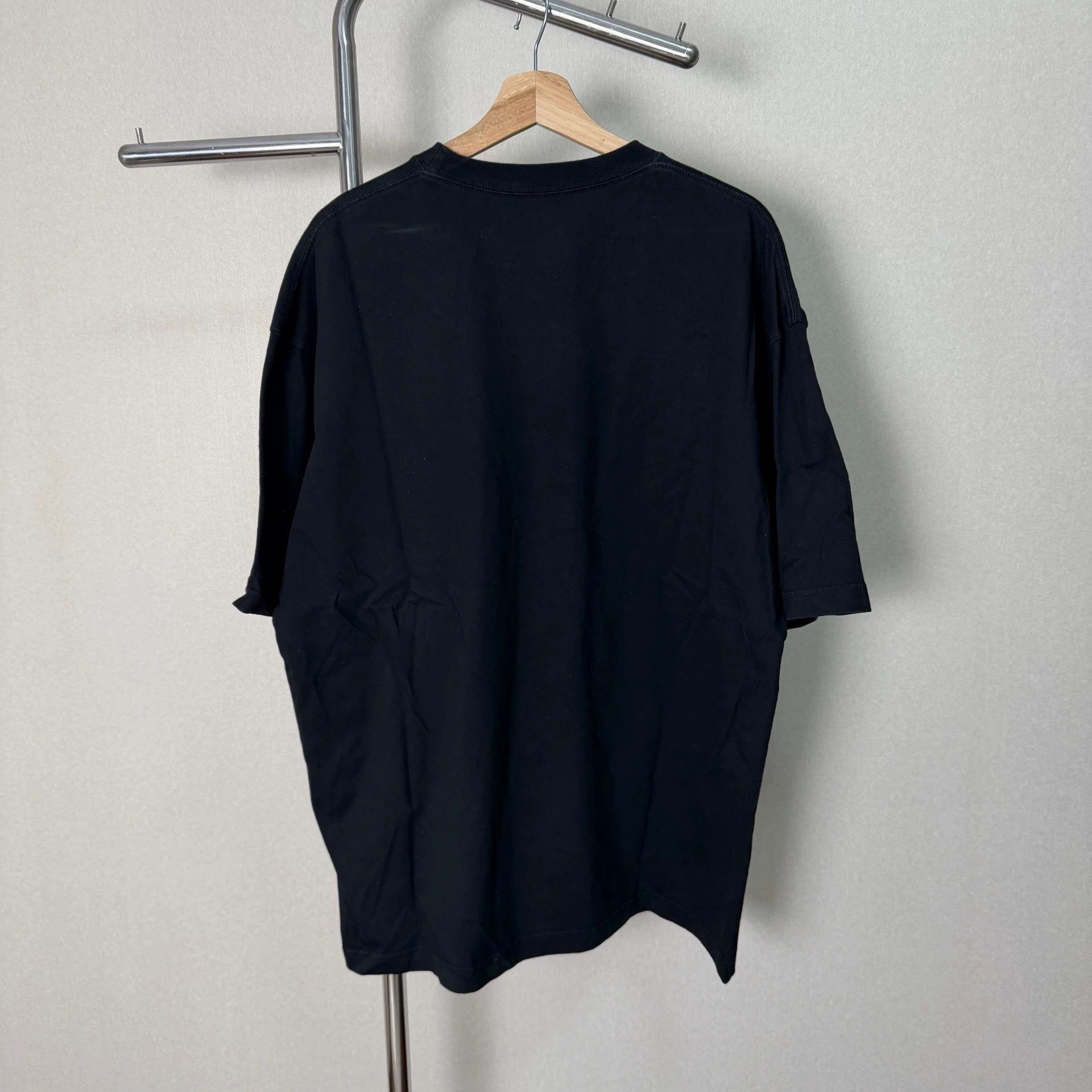 Balenciaga Balenciaga FW21 Logo Crew Short-Sleeve T-Shirt Black Unisex Size US L / EU 52-54 / 3 - 2 Thumbnail