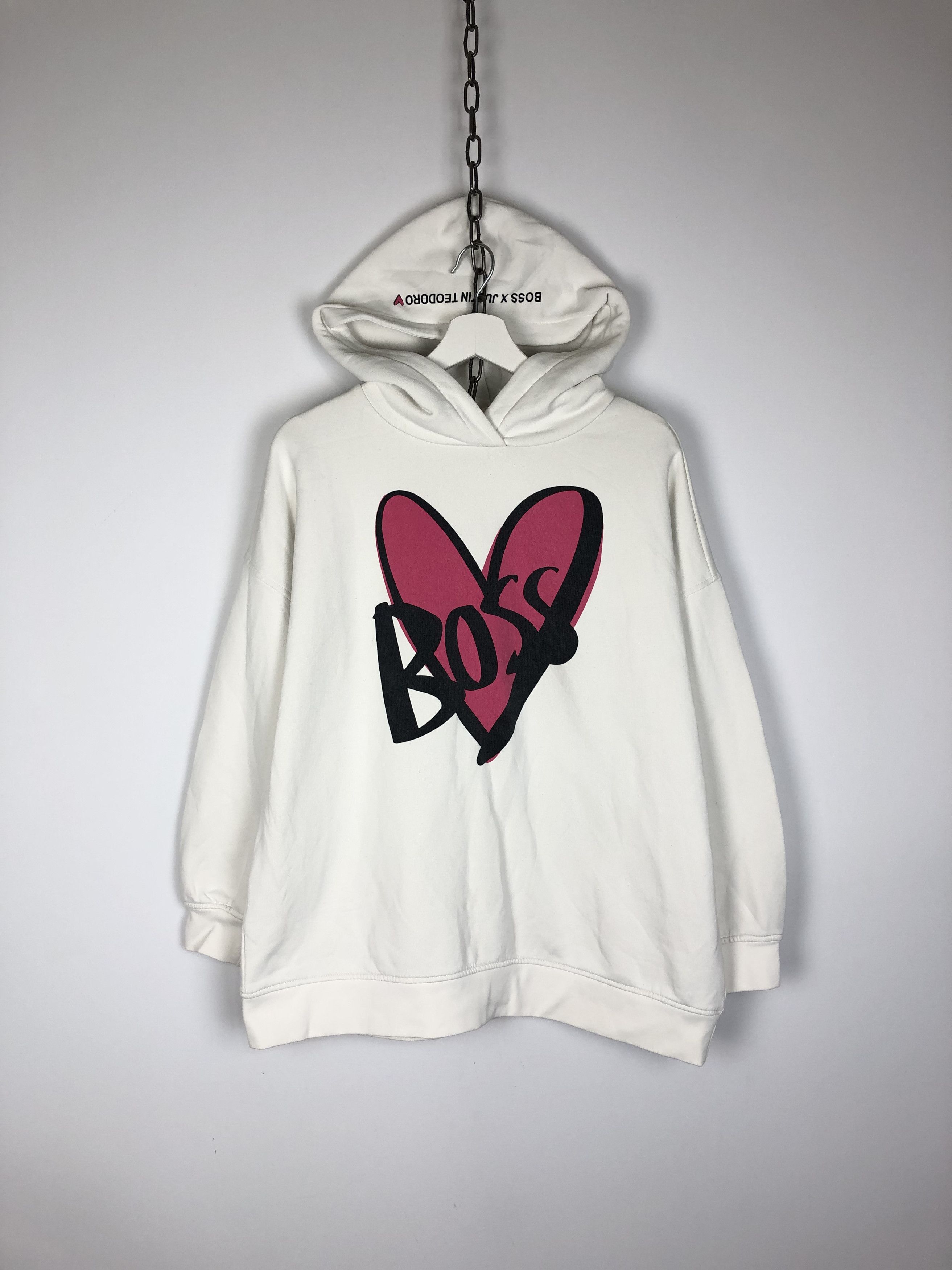 Hugo Boss Hugo Boss x Justin Teodoro Hoodie Pullover White size M Size US M / EU 48-50 / 2 - 1 Thumbnail