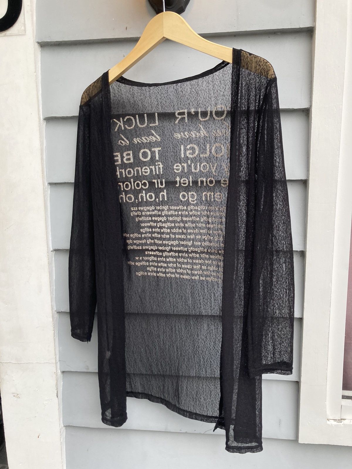 Japanese Brand Japanese Lucky Learn Cardigan Sheer Mesh Top Style Size M / US 6-8 / IT 42-44 - 5 Thumbnail