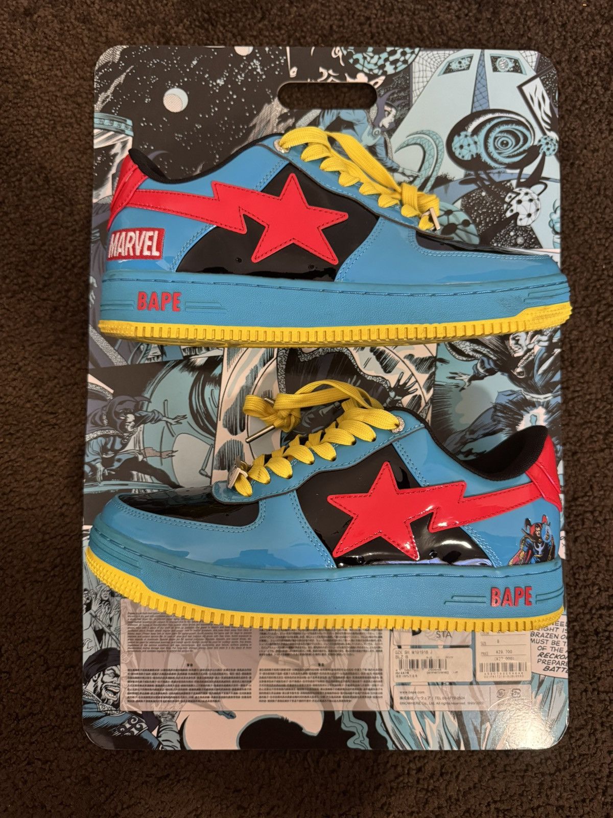 Bape × Marvel Comics BAPE X MARVEL DR STRANGE BAPESTA Size US 8 / EU 41 - 1 Thumbnail