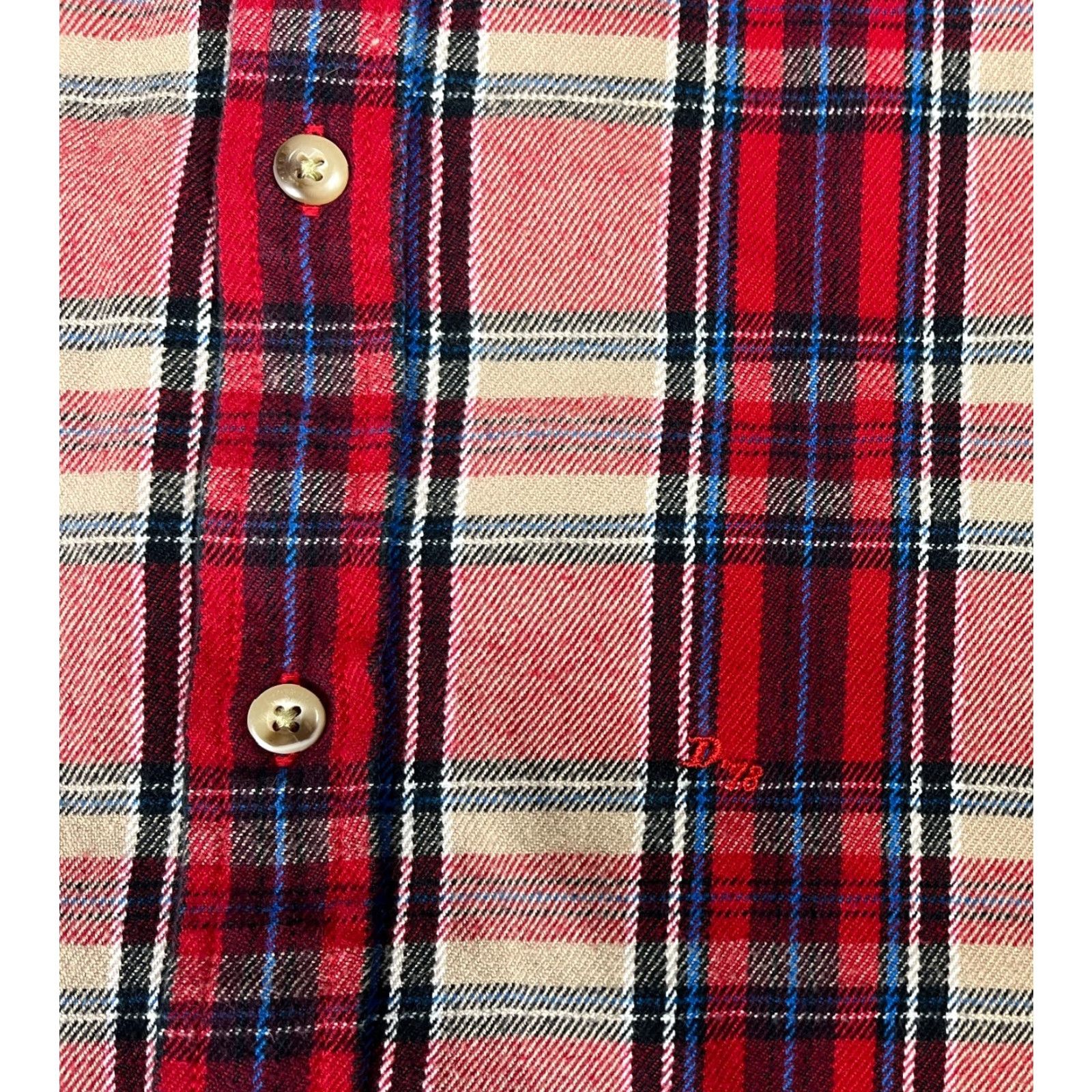 Diesel Diesel Button-Up Flannel Shirt Plaid Streetwear Sz M Men’s Red 100% Cotton Long Sleeve Collared Casual Regular Fit Logo Decade City Classic Size US M / EU 48-50 / 2 - 5 Thumbnail