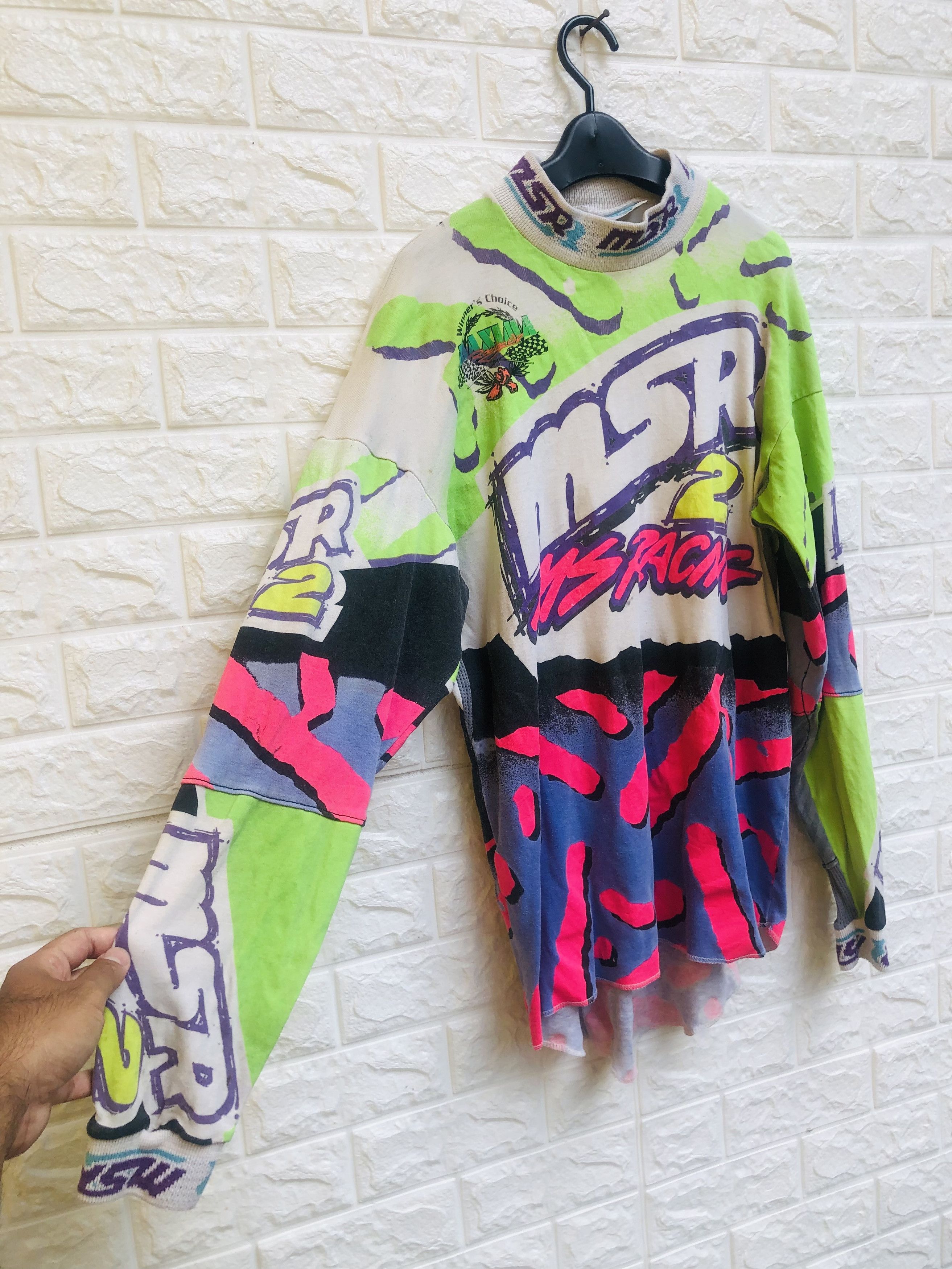 Japanese Brand × Vintage Vintage MSR Racing Motorsport Designer Fashion Style Size US L / EU 52-54 / 3 - 5 Thumbnail