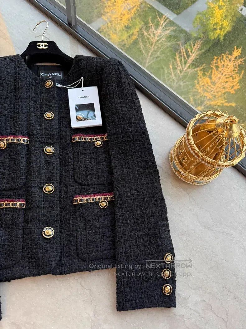 Chanel Chanel 21a Women's Castle Black Castle Jacket Size XXS / US 00 / IT 34 - 5 Thumbnail