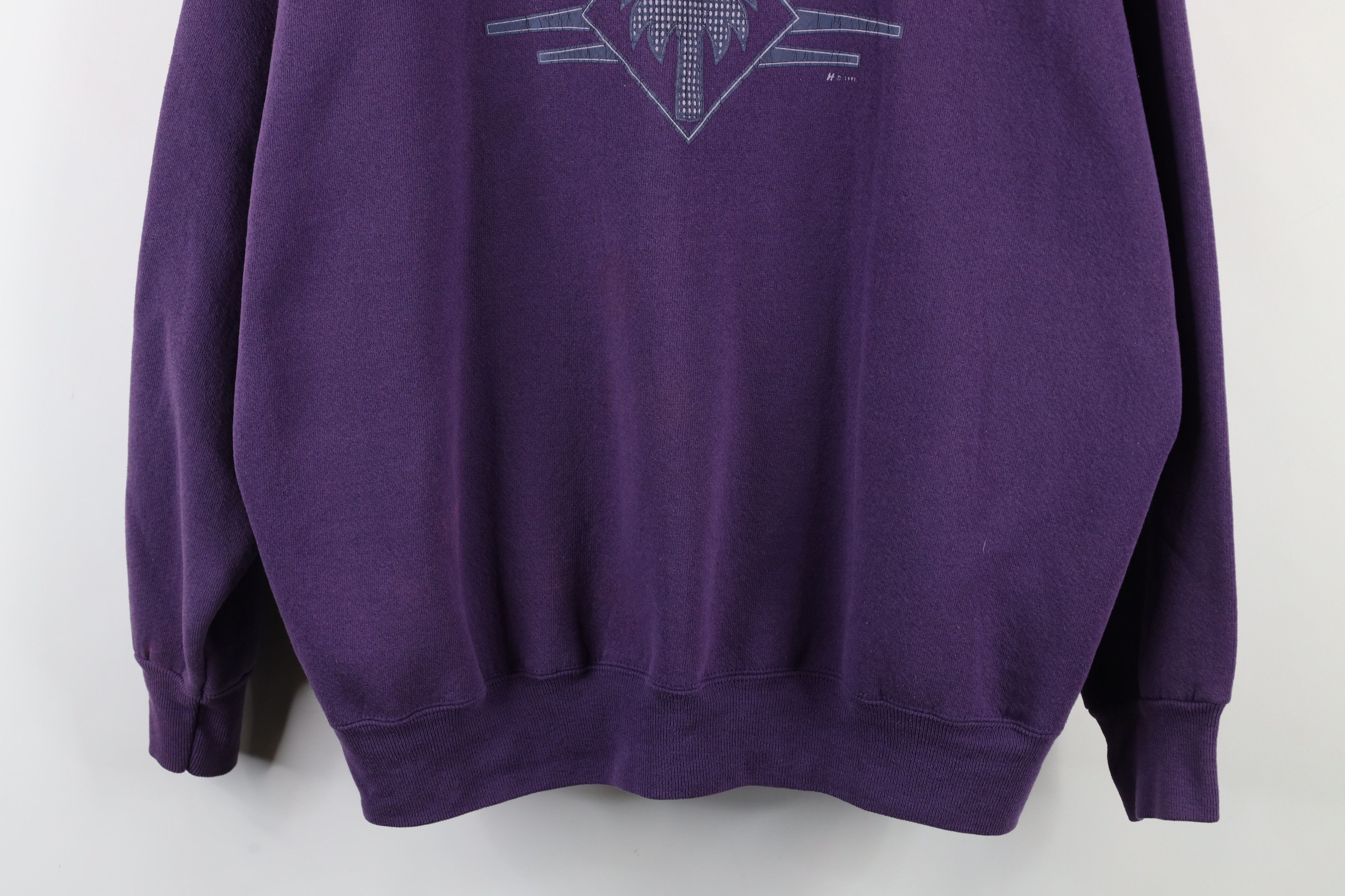 Vintage Vintage 90s Streetwear Heavyweight Las Vegas Sweatshirt Size US L / EU 52-54 / 3 - 3 Thumbnail