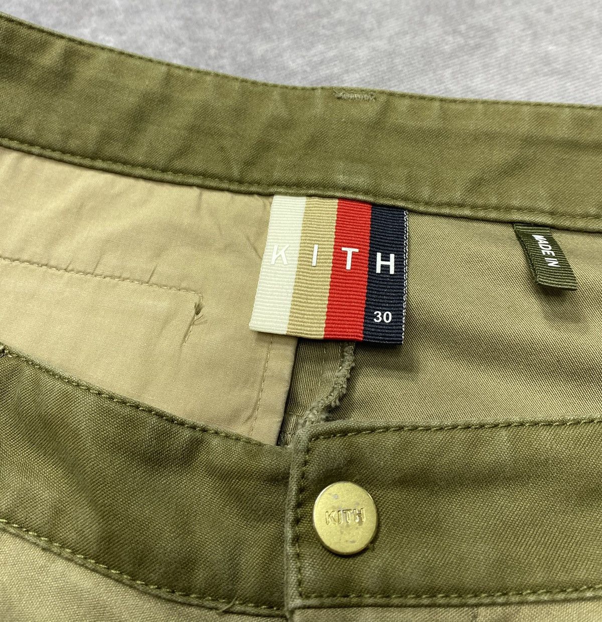 Kith Kith Military Sateen Field Pant Olive (SS20) Size US 32 / EU 48 - 4 Thumbnail