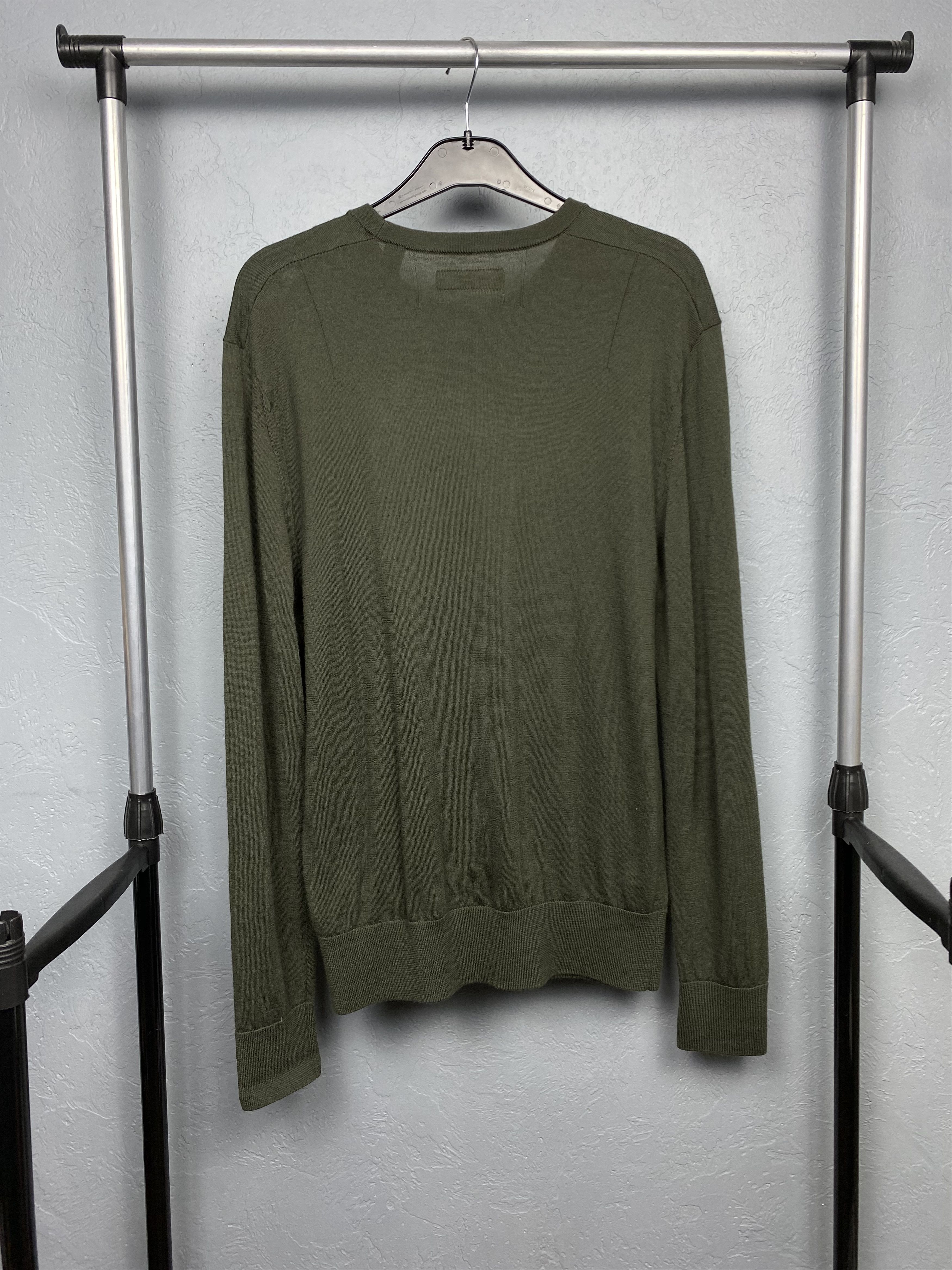 Allsaints AllSaints Mens Mode Merino Crew Neck Wool Knit Sweater Size US XL / EU 56 / 4 - 6 Thumbnail