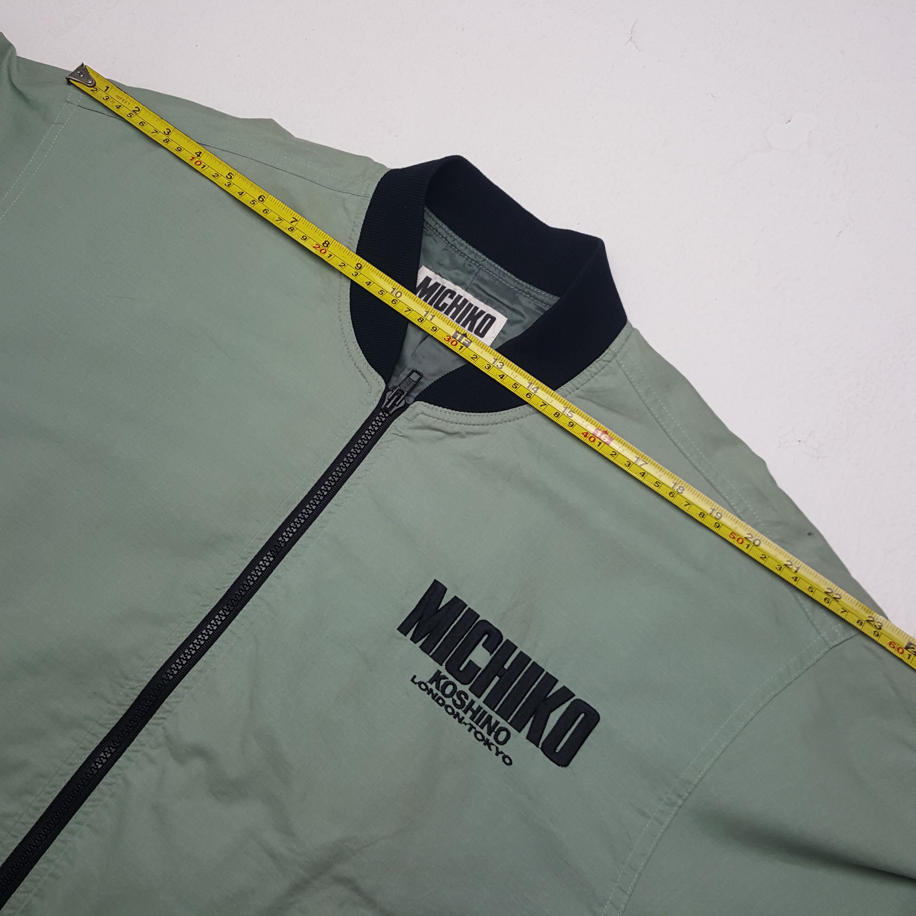 Michiko Koshino × Vintage Vintage Michiko Koshino Pucka Clobba Bomber Jacket Size US L / EU 52-54 / 3 - 6 Thumbnail