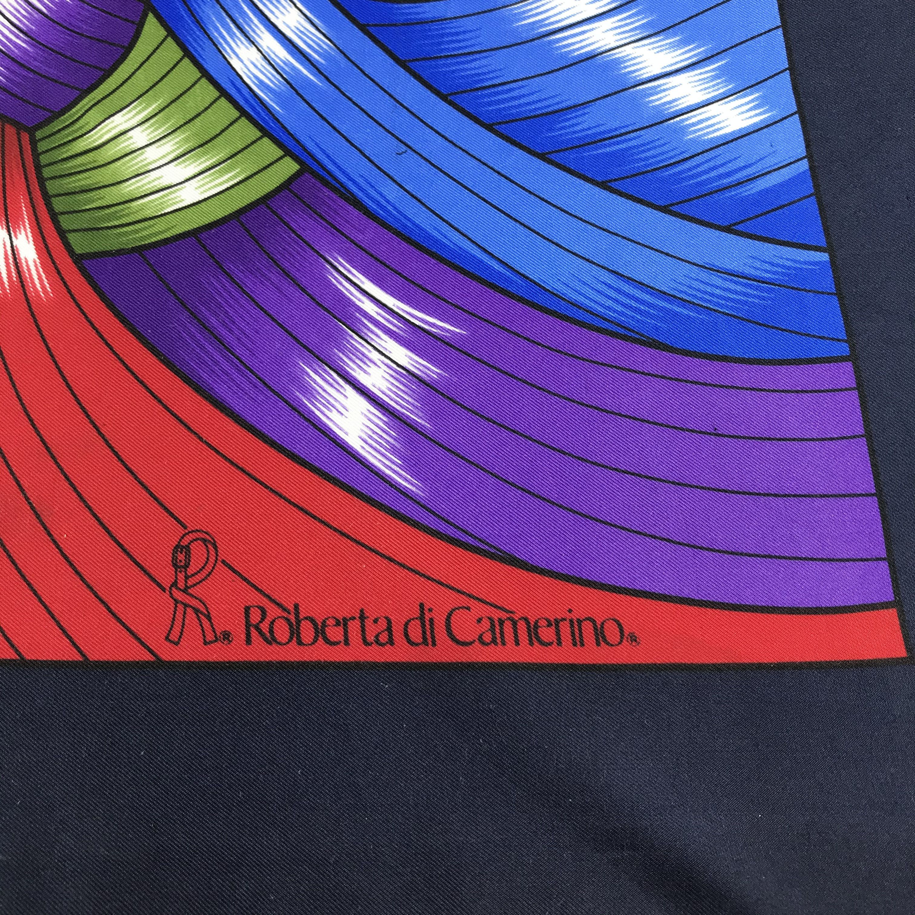Roberta di Camerino Roberta Di Camerino Silk Scarf M105 Size ONE SIZE - 4 Thumbnail