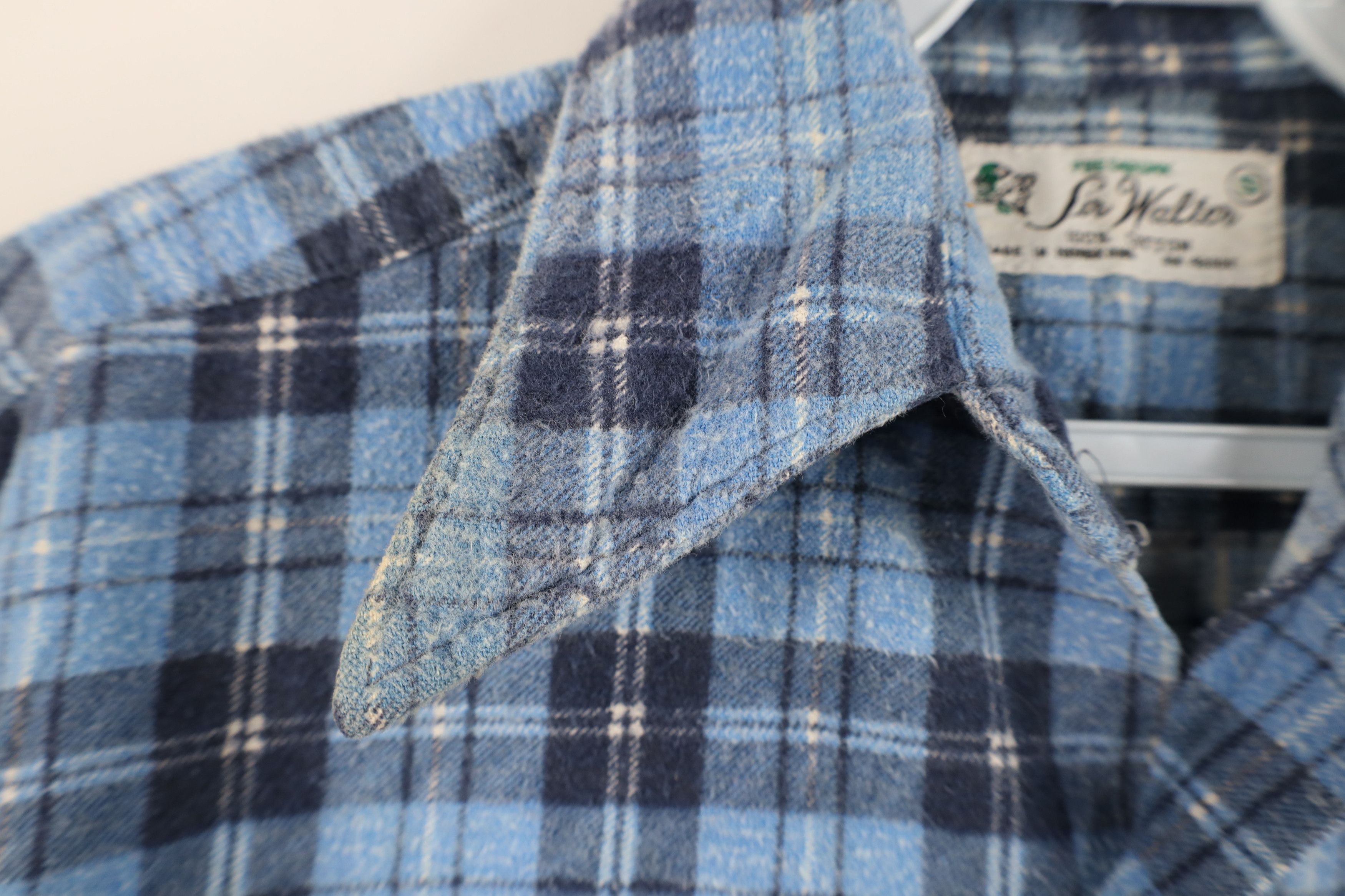 Vintage Vintage 70s Streetwear Flannel Collared Button Shirt Plaid Size US S / EU 44-46 / 1 - 7 Thumbnail