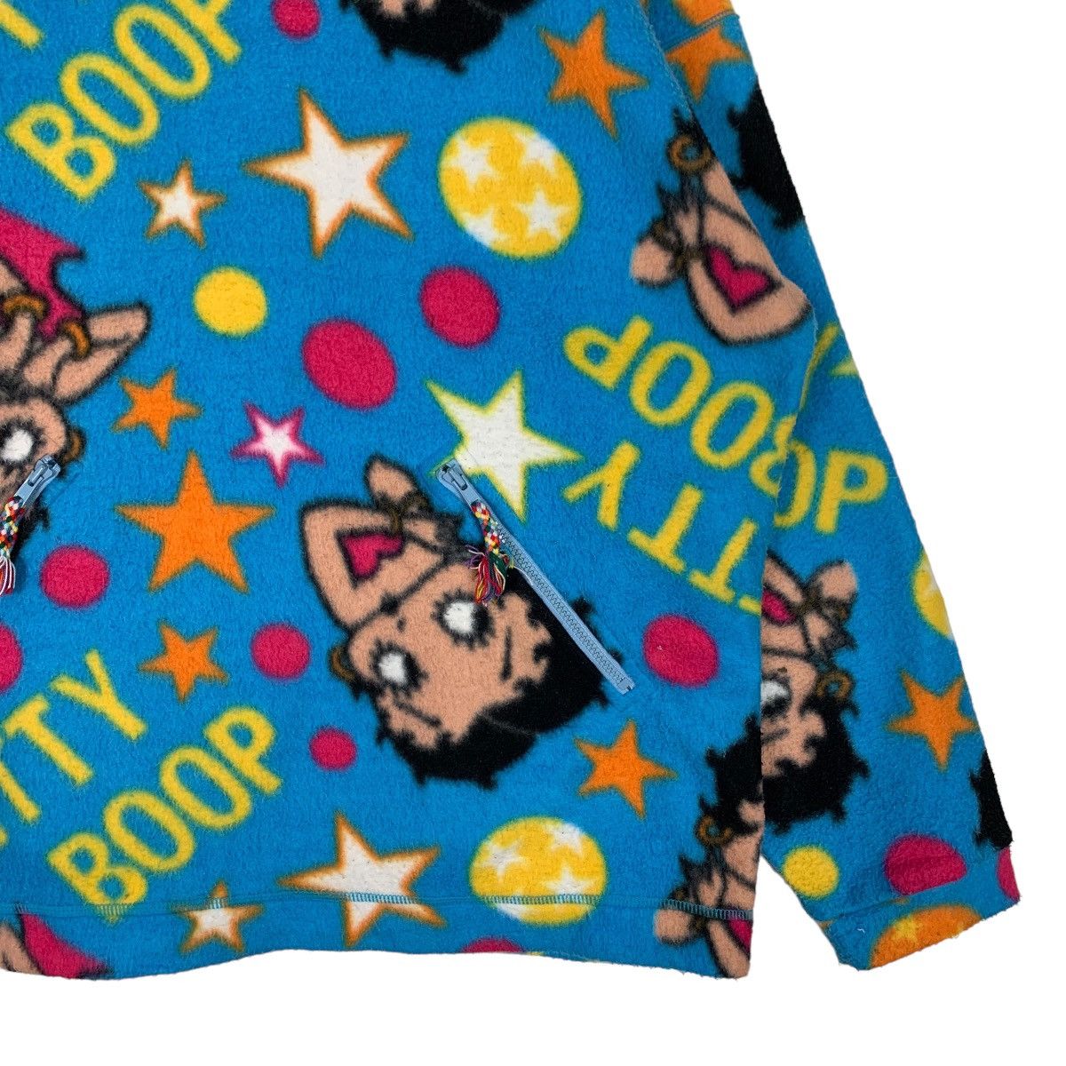 Cartoon Network BETTY BOOP Fullprint Half Zip Pullover Fleece #0919-C41 Size XL / US 12-14 / IT 48-50 - 4 Thumbnail