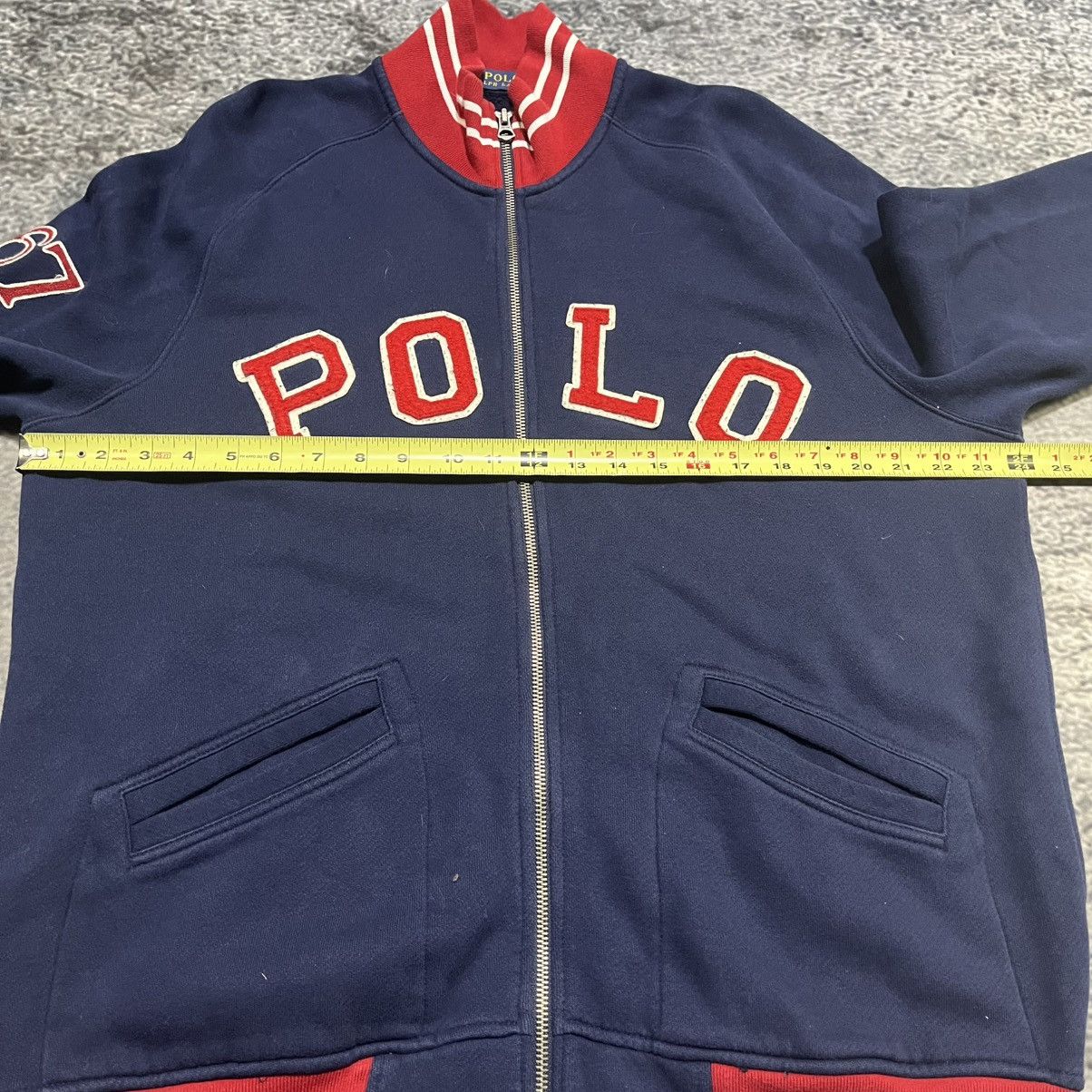 Polo Ralph Lauren Vintage Polo Ralph Lauren 67 Spellout Varsity Track Jacket Size US L / EU 52-54 / 3 - 9 Thumbnail