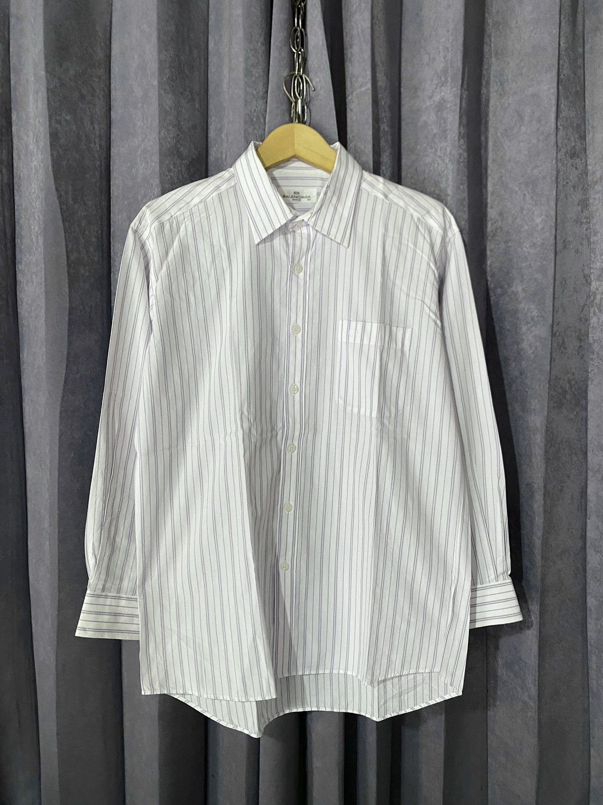 Balenciaga Vintage Balenciaga striped Size US L / EU 52-54 / 3 - 1 Thumbnail