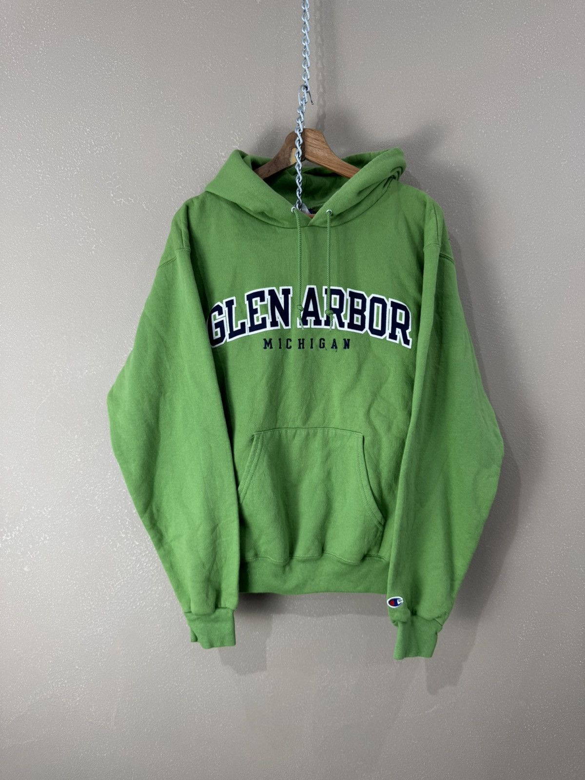 Champion Y2K 90s Glen Arbor Michigan Champion Sweatshirt hoodie Size US M / EU 48-50 / 2 - 1 Thumbnail