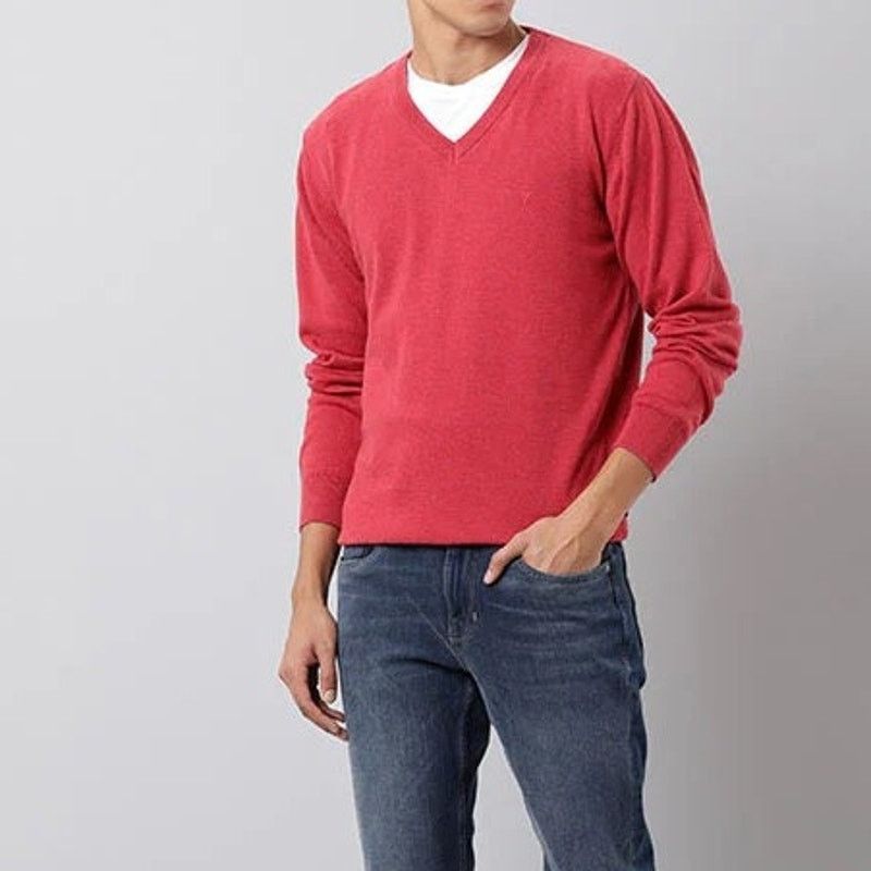 J.Crew J. Crew Harbor Cotton Sweater XL V-neck Cotton Wool Nylon Size US XL / EU 56 / 4 - 1 Thumbnail