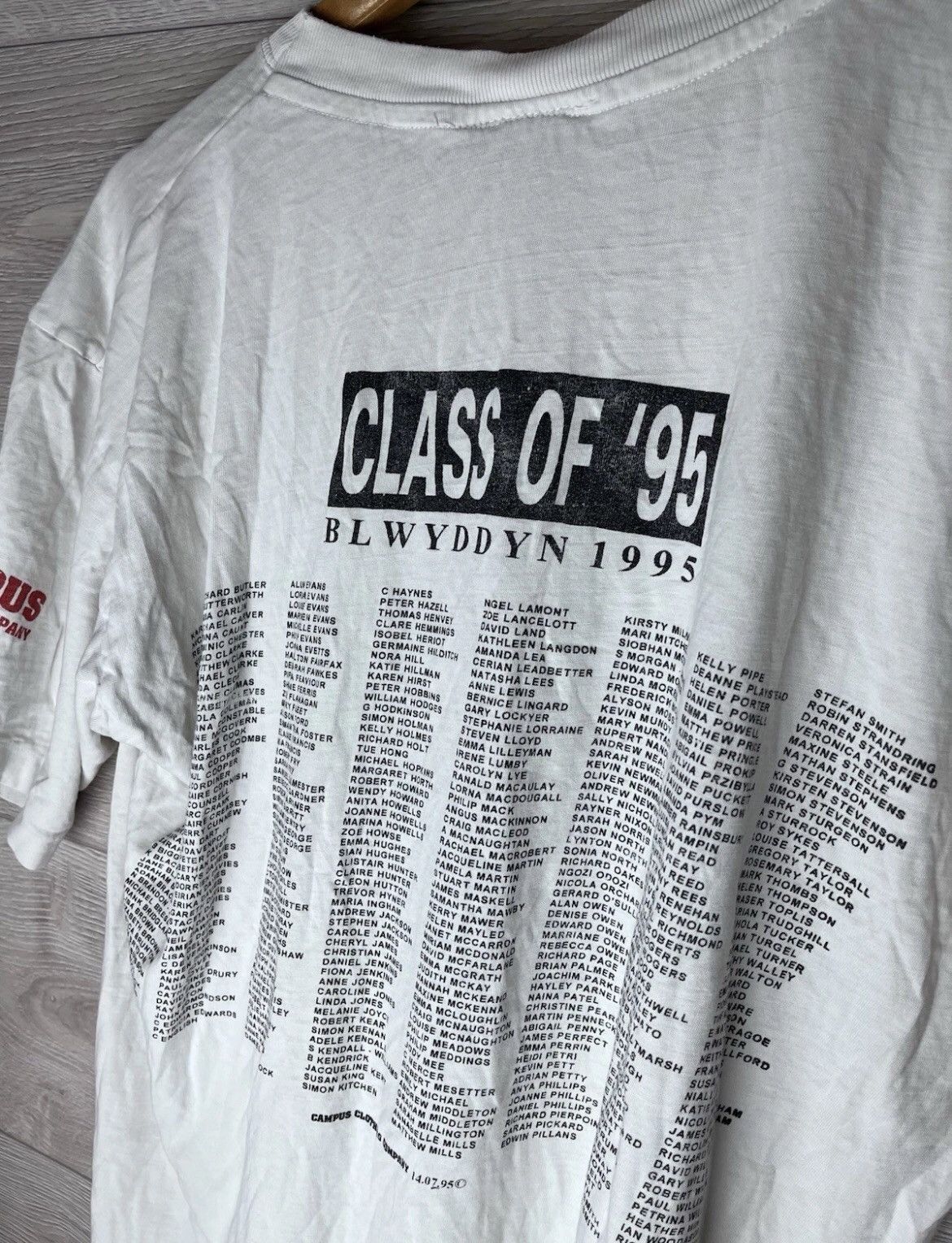 Fruit Of The Loom Vintage mens t-shirt Crazy shirt 1995 size Xl Size US XL / EU 56 / 4 - 9 Thumbnail