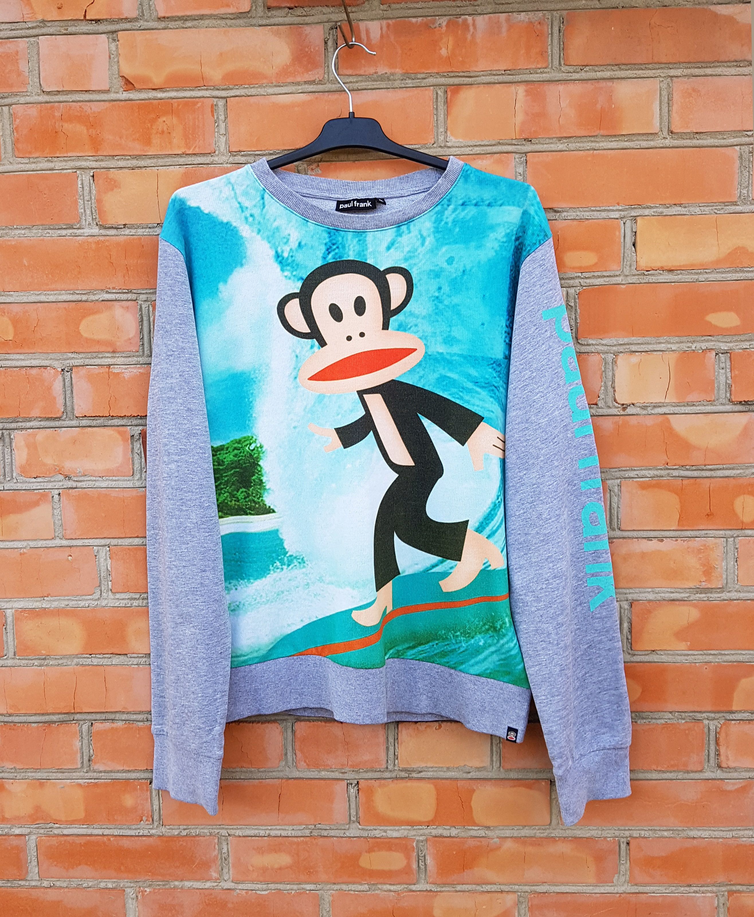 Paul Frank Paul Frank Monkey Surfer Print Sweatshirt Size US XL / EU 56 / 4 - 1 Thumbnail