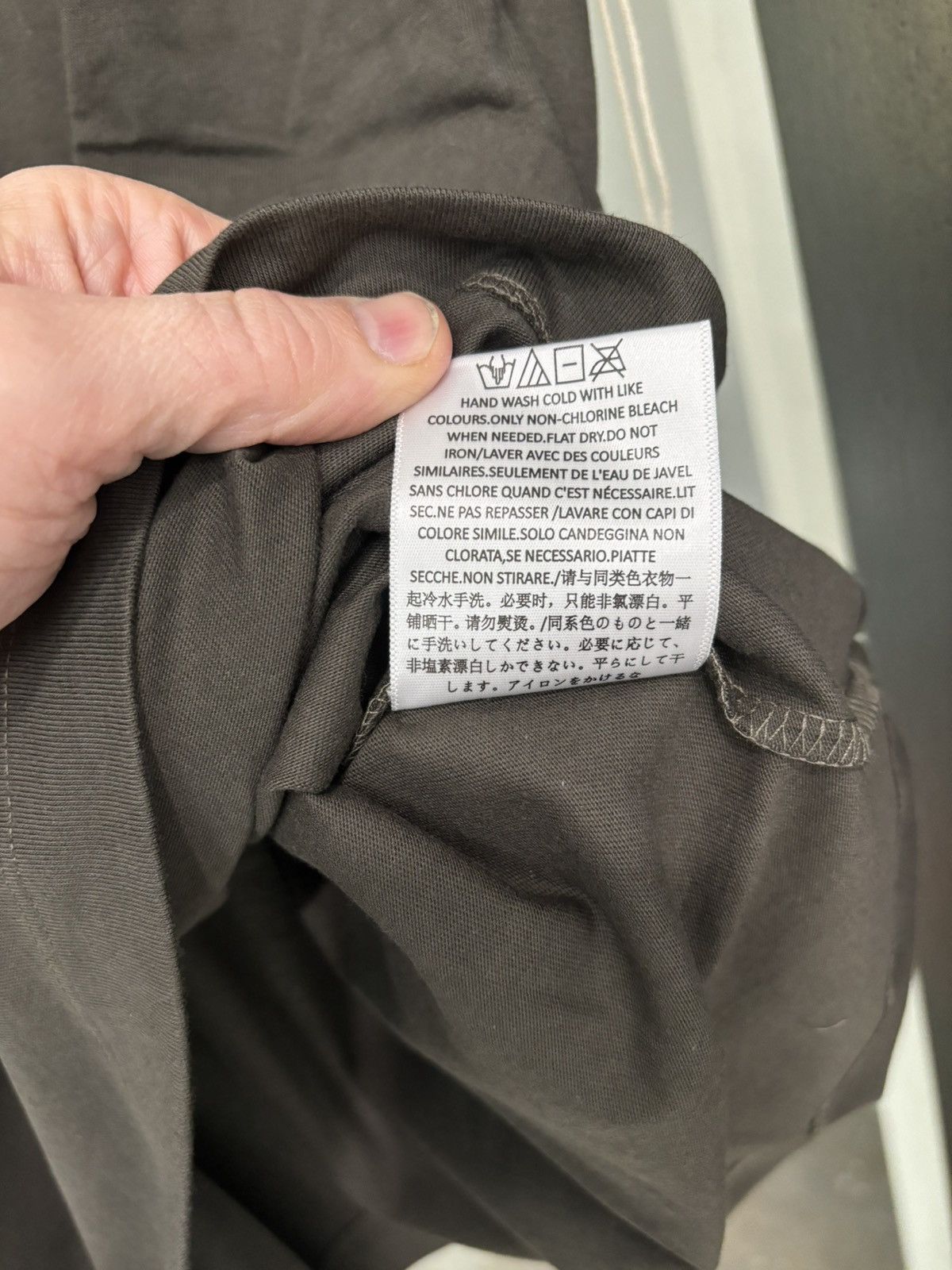 Essentials × FOG × Fear of God FOG Off Black Tee Size US S / EU 44-46 / 1 - 9 Thumbnail