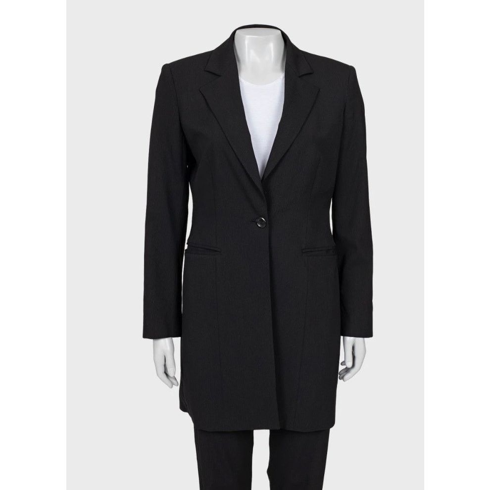Gianfranco Ferre Gianfranco Ferré Black Wool Suit - US8/L Size L / US 10 / IT 46 - 3 Thumbnail