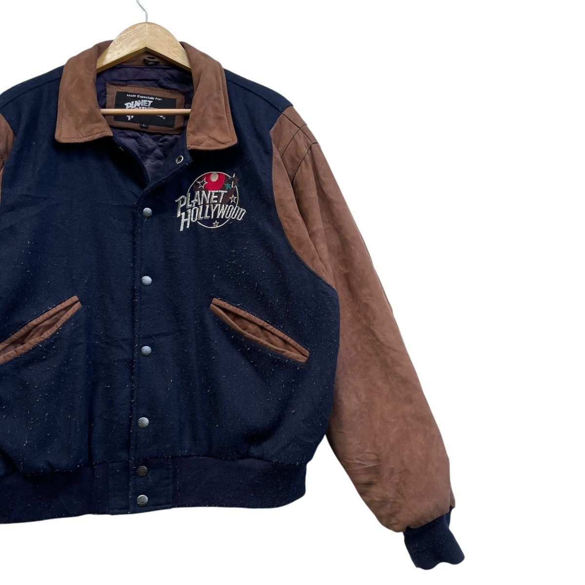 Planet Hollywood 💥Vintage Varsity Planet Hollywood Las Vegas Jacket Size US L / EU 52-54 / 3 - 4 Thumbnail