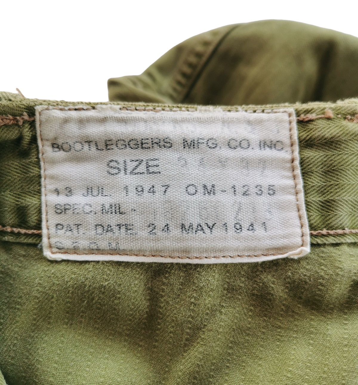 Army Of Me True Vintage Army Bootleggers Mfg Co Inc Size US 34 / EU 50 - 2 Thumbnail