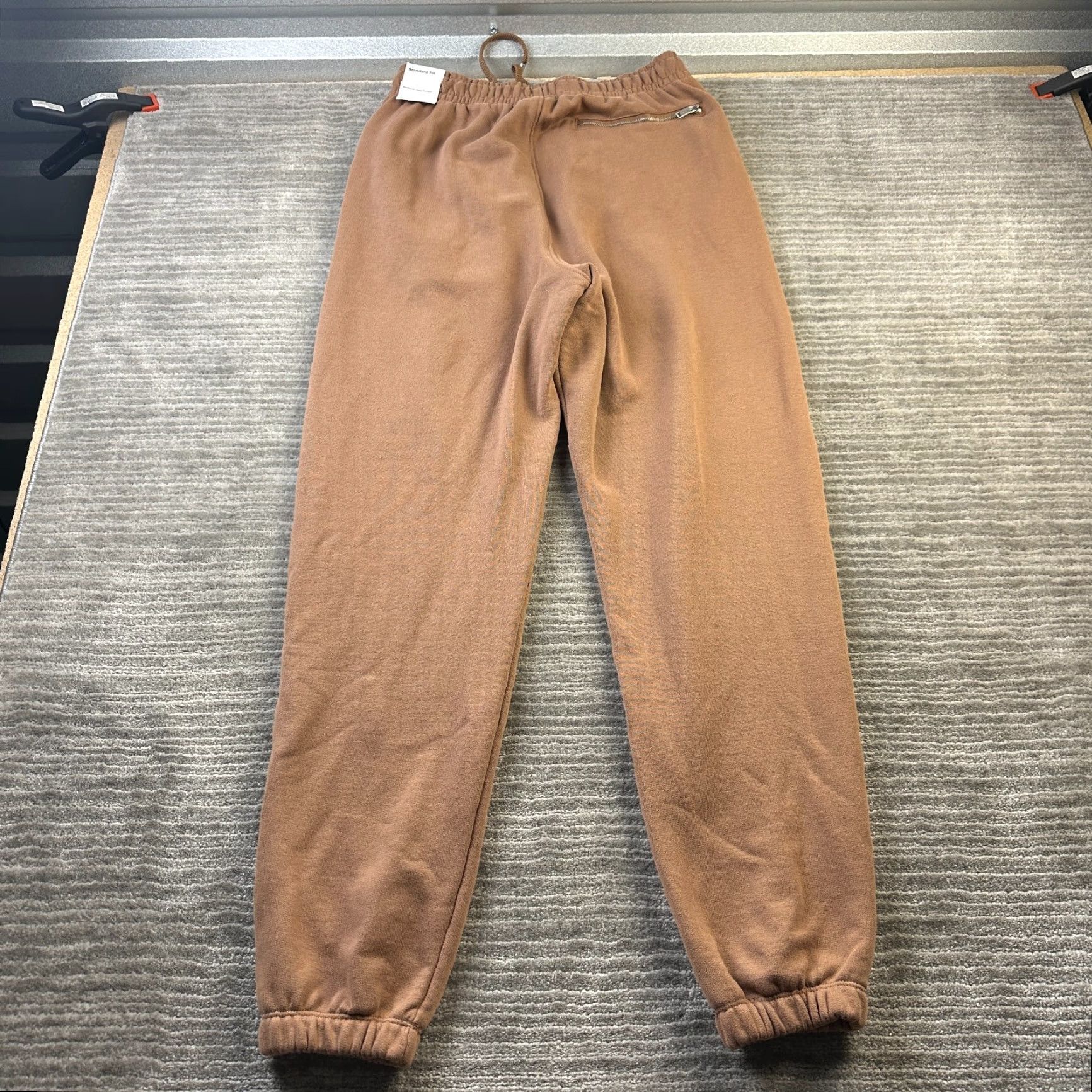 Jordan Brand Jordan Pants Mens Medium Brown Fleece Heavyweight Wordmark Archaeo Size US 31 - 2 Thumbnail
