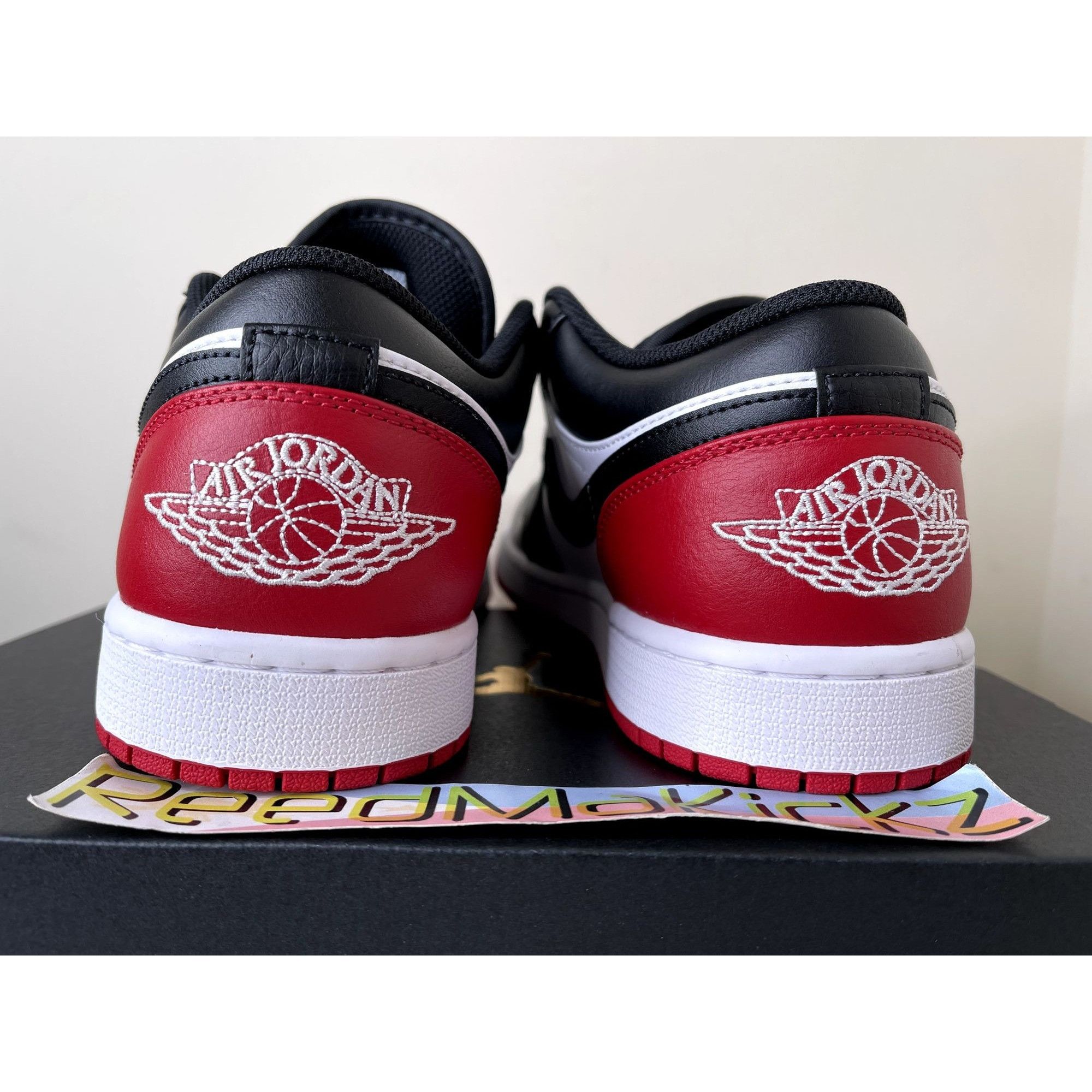 Jordan Brand Jordan 1 Low Bred Toe 2.0 Mens 10.5us Size US 10.5 / EU 43-44 - 5 Thumbnail