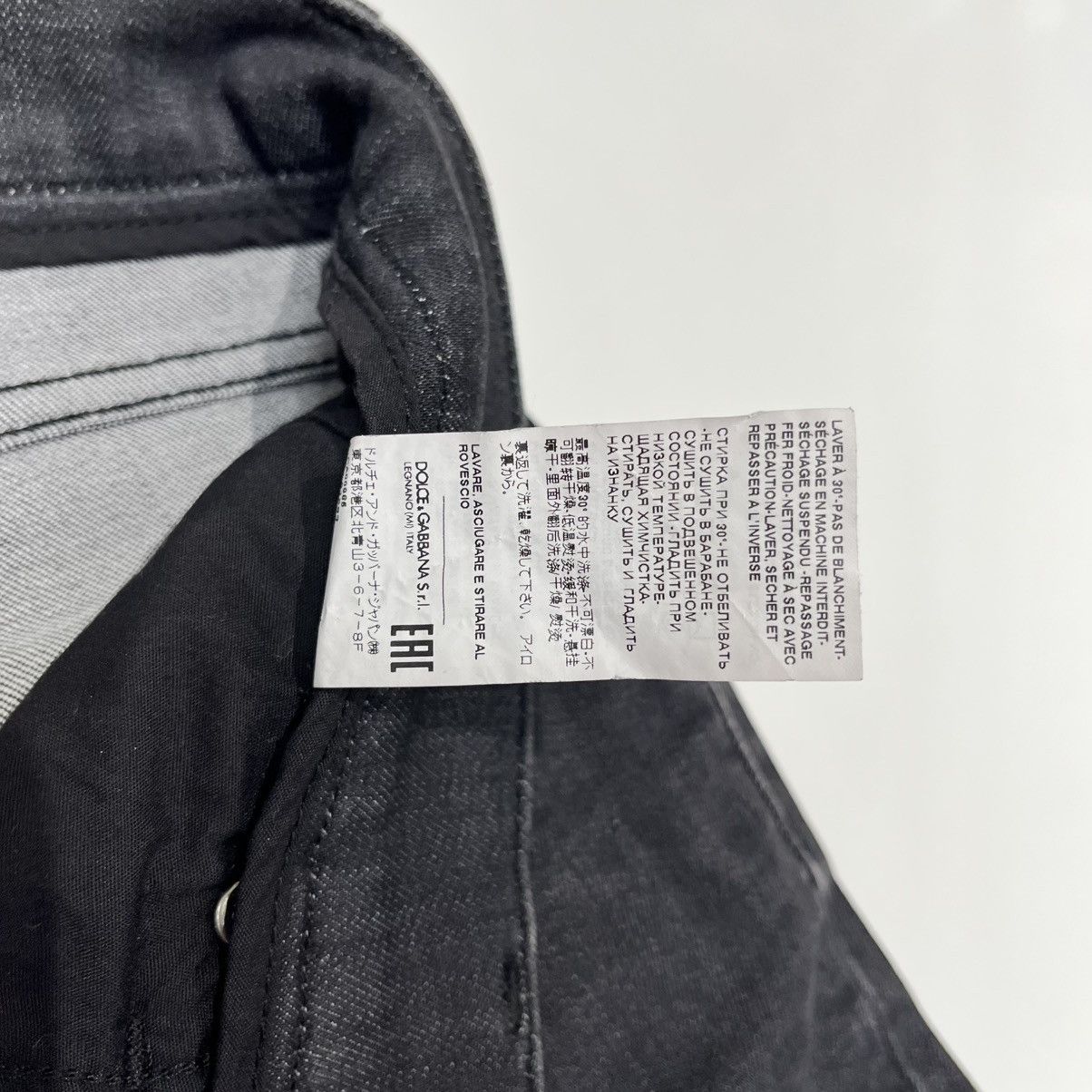 Dolce & Gabbana Dolce & Gabbana Skinny Denim Jeans Black Size US 32 / EU 48 - 6 Thumbnail