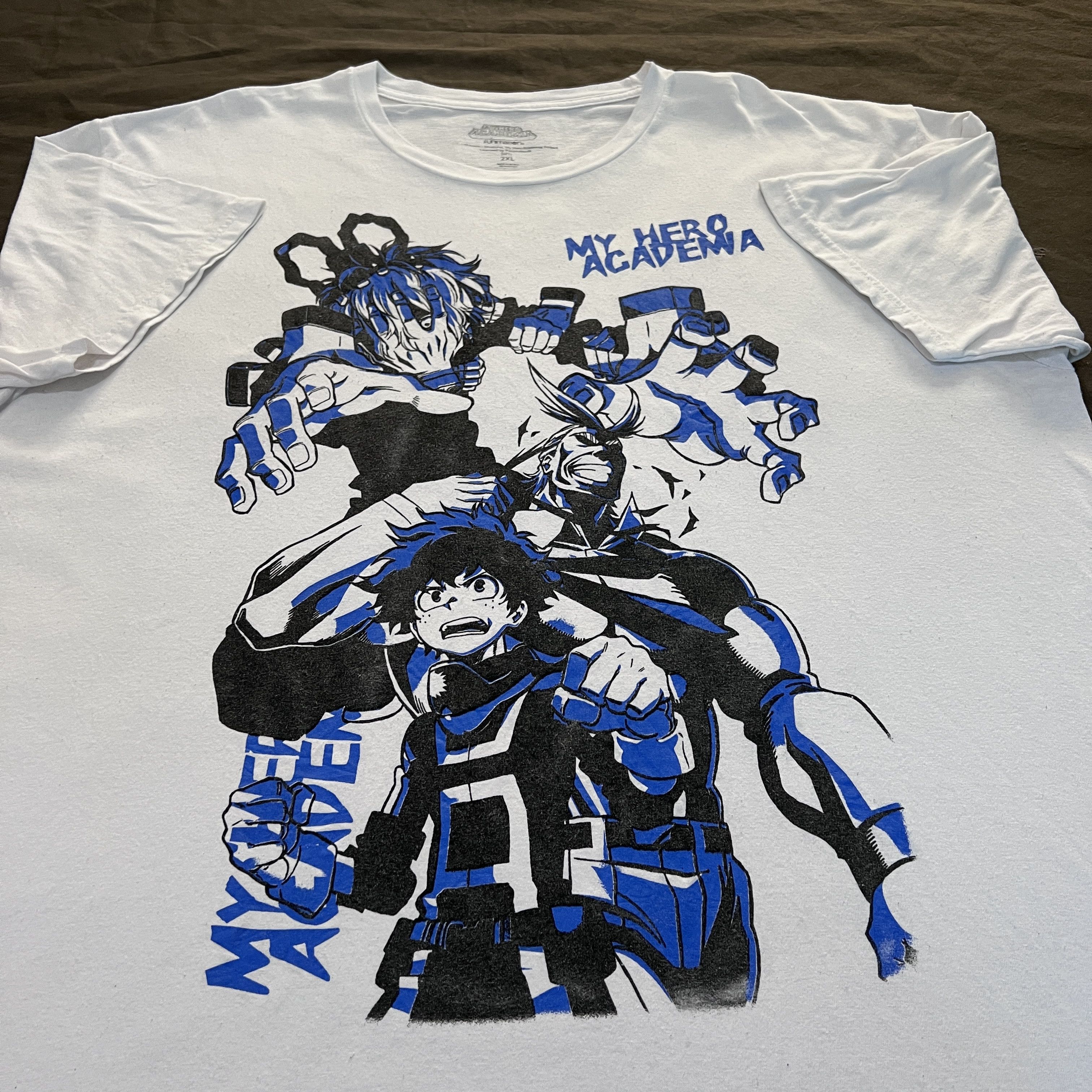 Anime × Cartoon Network × Japanese Brand My Hero Academia Anime Manga Promo Tee 2XL Size US XXL / EU 58 / 5 - 1 Thumbnail