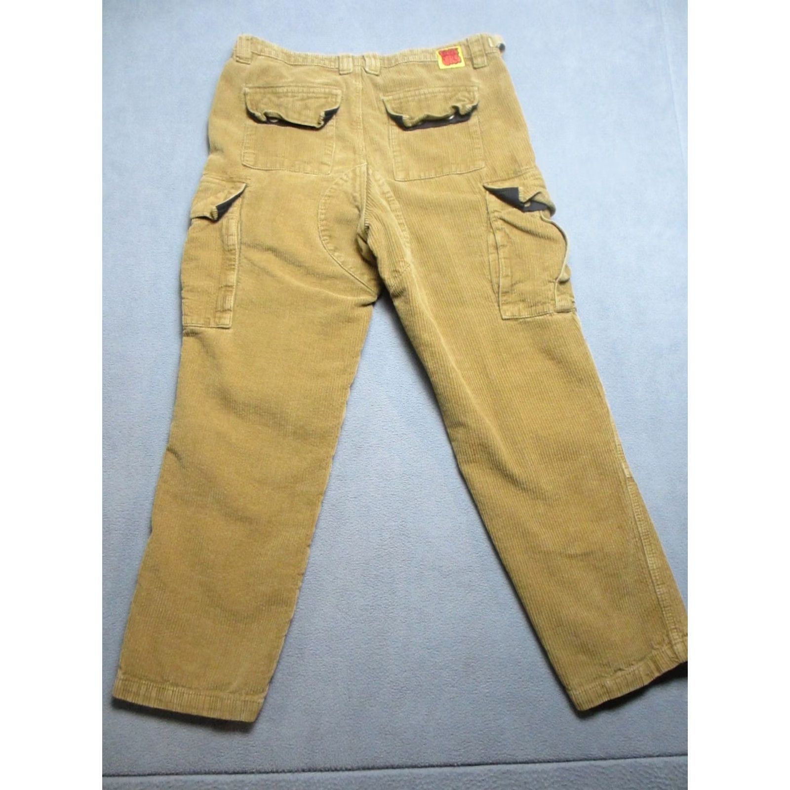 Empyre VINTAGE Empyre Pants Mens 30 Brown Corduroy Baggy Cargo Pockets Adjustable Y2K Skater Size US 30 / EU 46 - 2 Thumbnail
