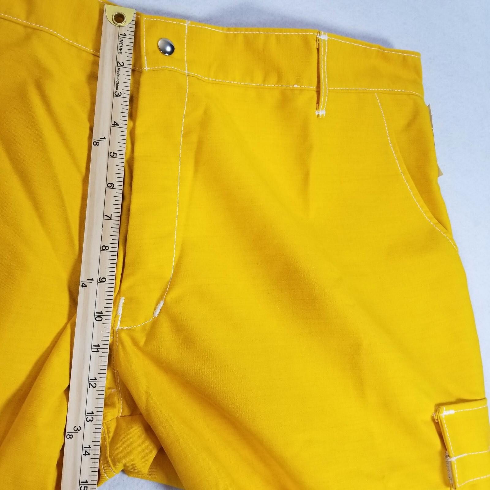 DuPont Nomex Crew Boss Wildfire Yellow Fire Fighting Pants 3XL/30 Size ONE SIZE - 5 Thumbnail
