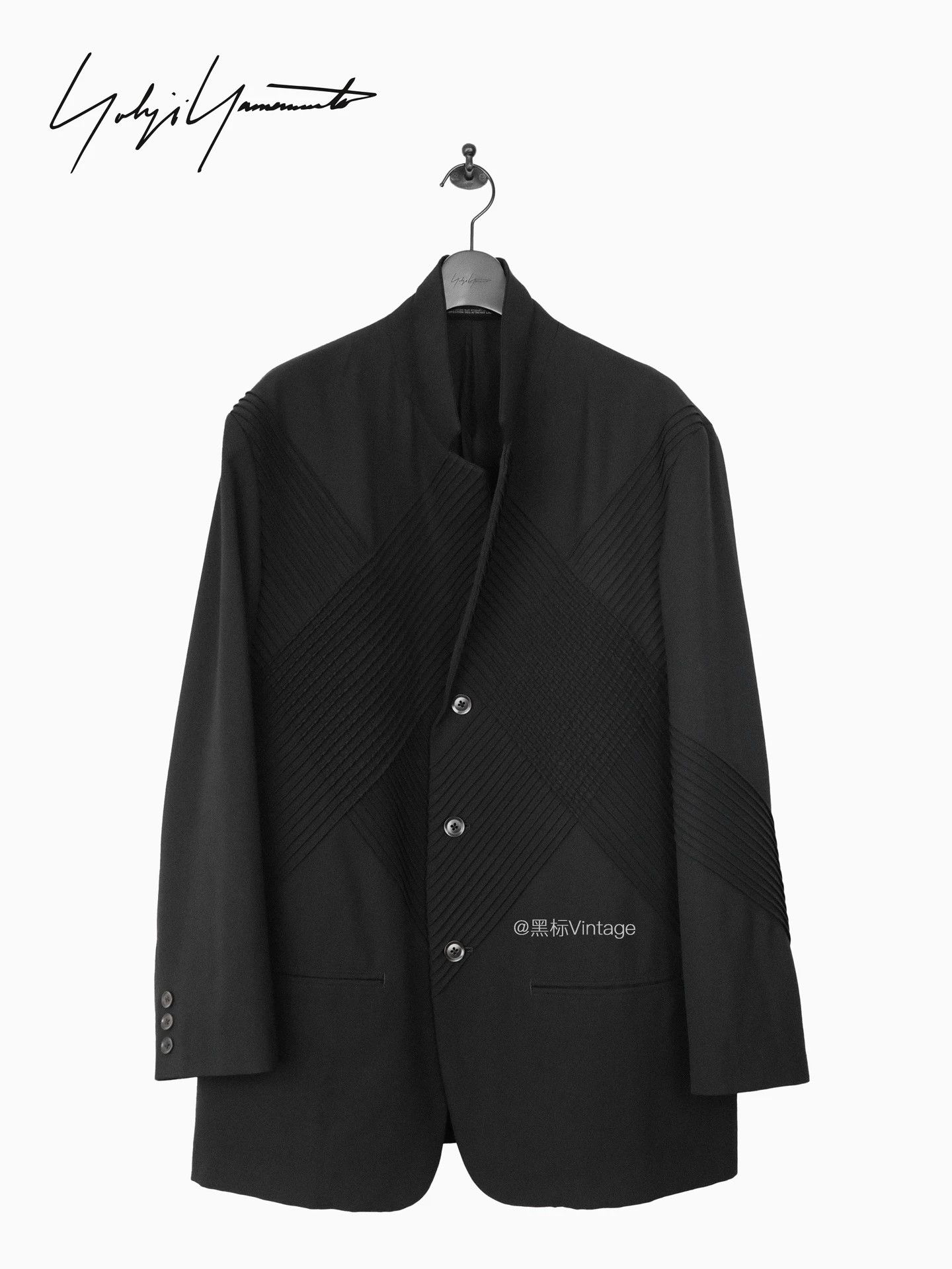Yohji Yamamoto Yohji Yamamoto 00AW Archive Twill Men's Blazer Size US L / EU 52-54 / 3 - 1 Thumbnail