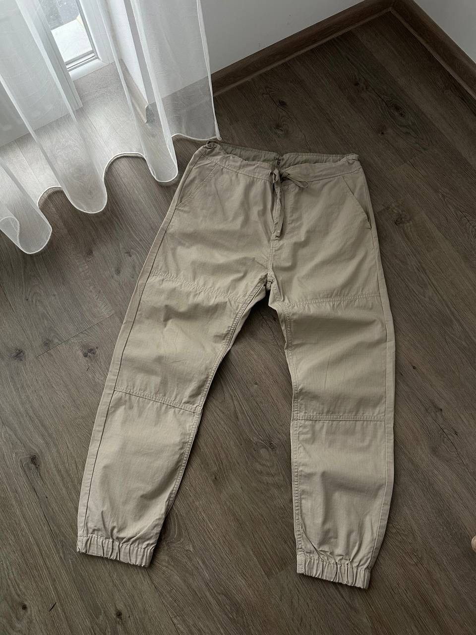 Carhartt × Carhartt Wip × Vintage Vintage Carhartt Beige Big Logo Pants Size US 30 / EU 46 - 4 Thumbnail