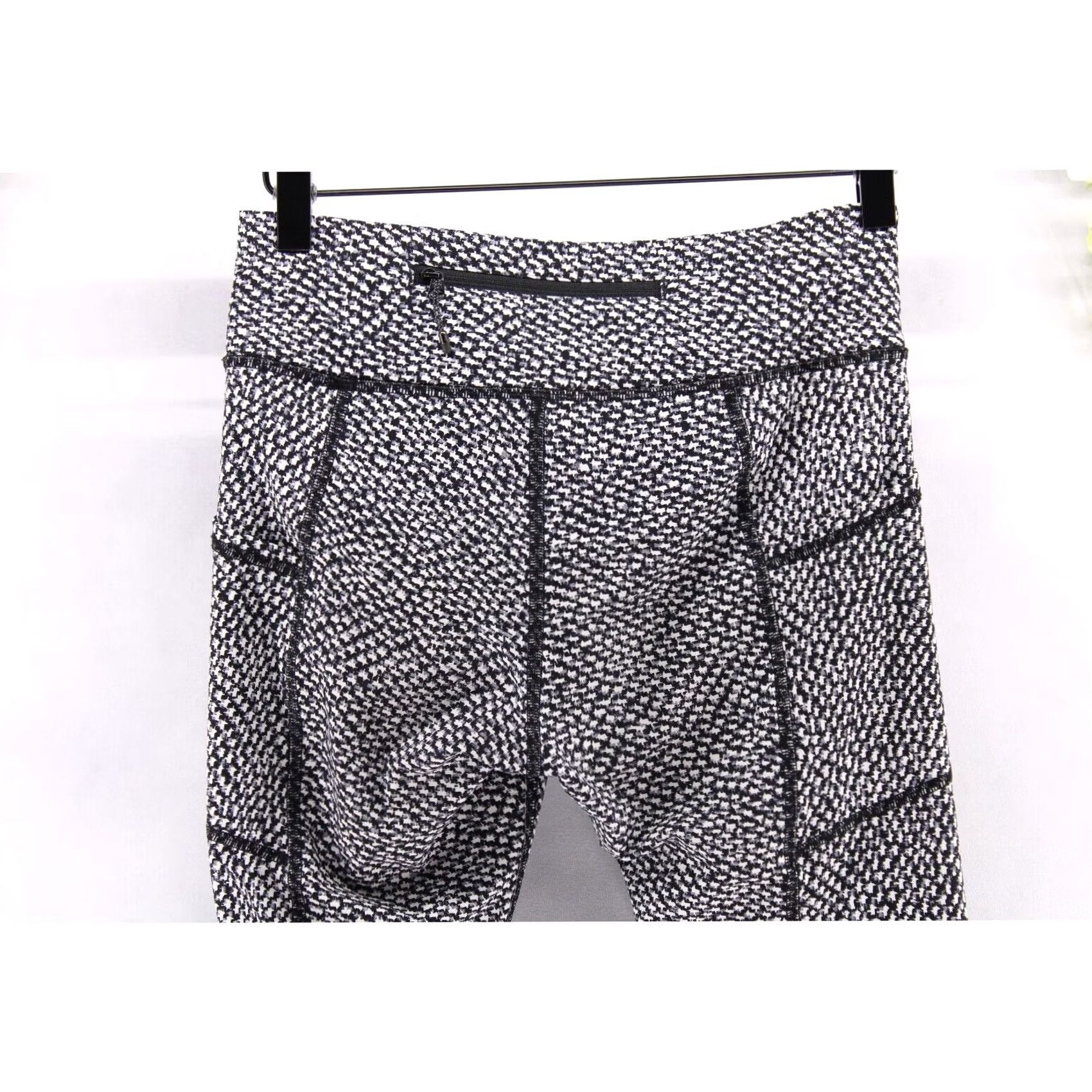 Lululemon Lululemon Women's Tight Stuff II Luminesce Splatter White Black / Black Sz 6 Size ONE SIZE - 4 Thumbnail