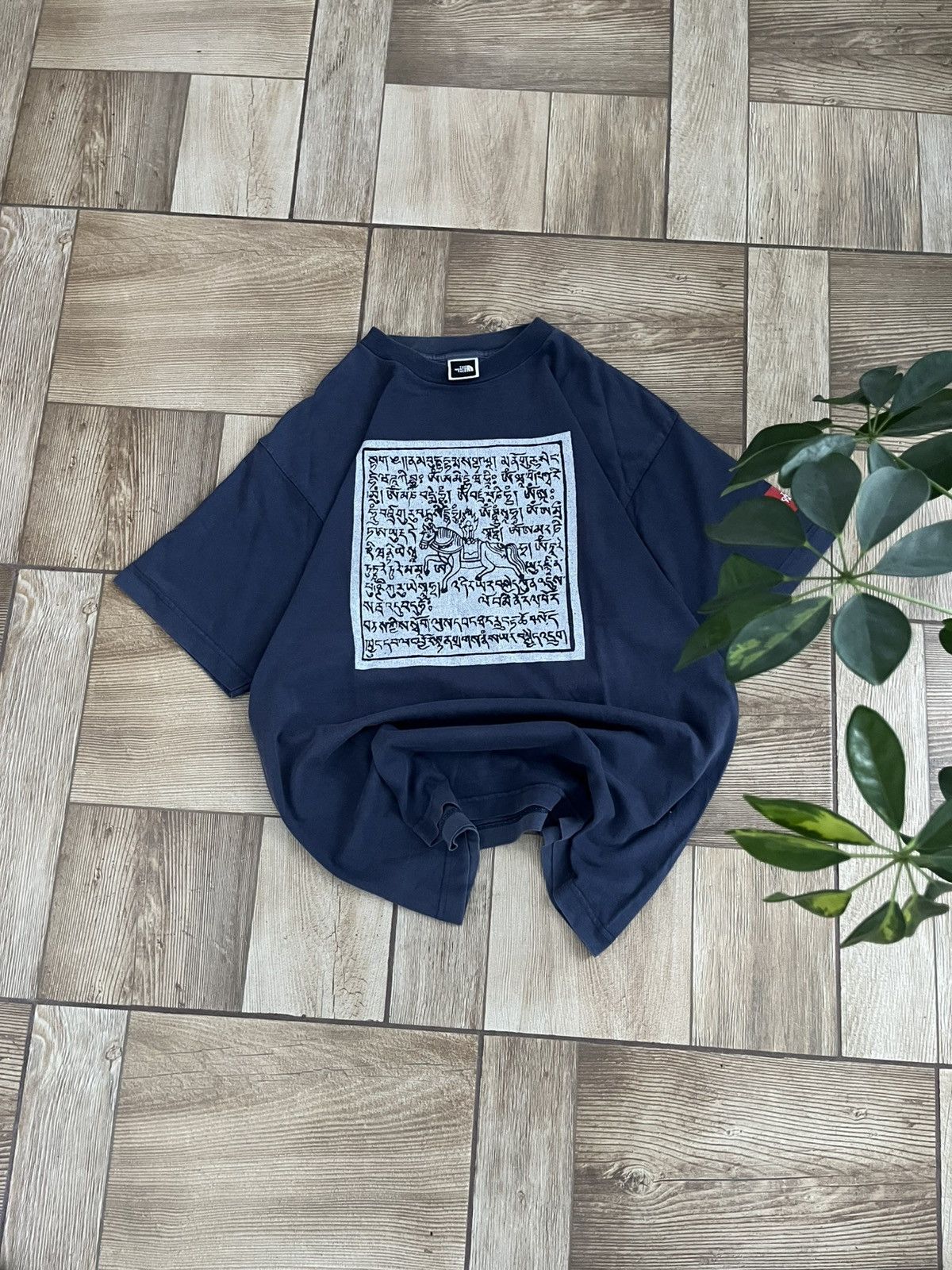 The North Face Vintage 90s The North Face Single Stitch Tee - Navy Y2K Size US L / EU 52-54 / 3 - 2 Thumbnail