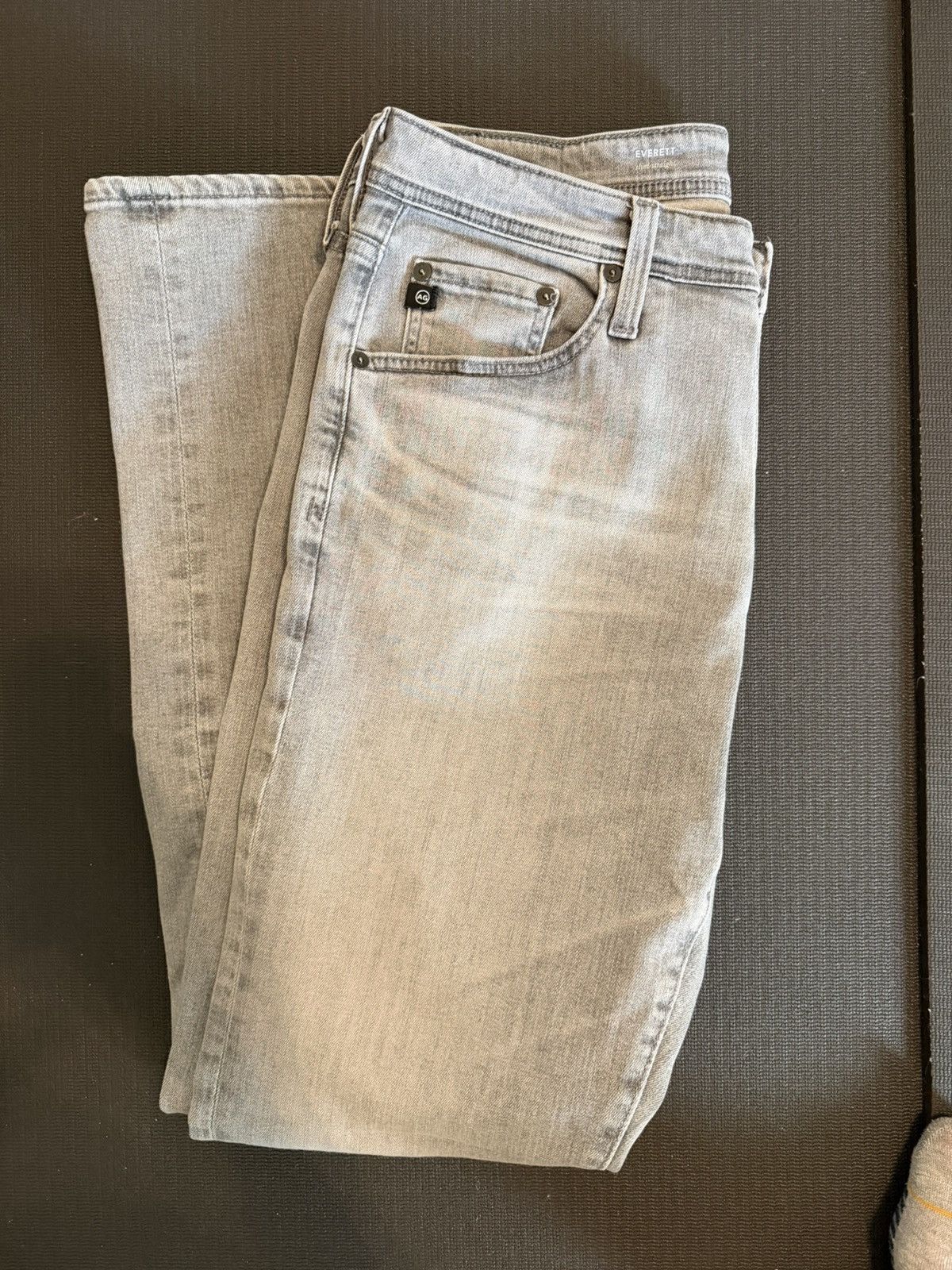 AG Adriano Goldschmied Excellent Condition AG Gray Men’s Jeans Size US 31 - 3 Thumbnail