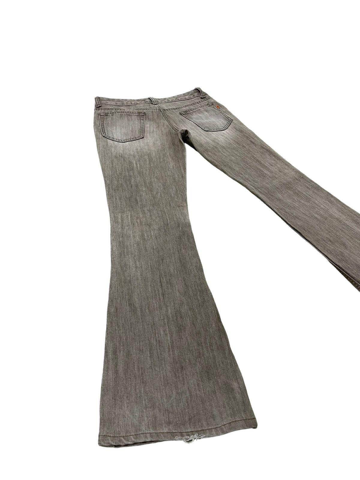 Japanese Brand Flare Jeans Sweet Camel Distress Low Rise Boot Cut 7🟦5 Size US 29 - 13 Thumbnail