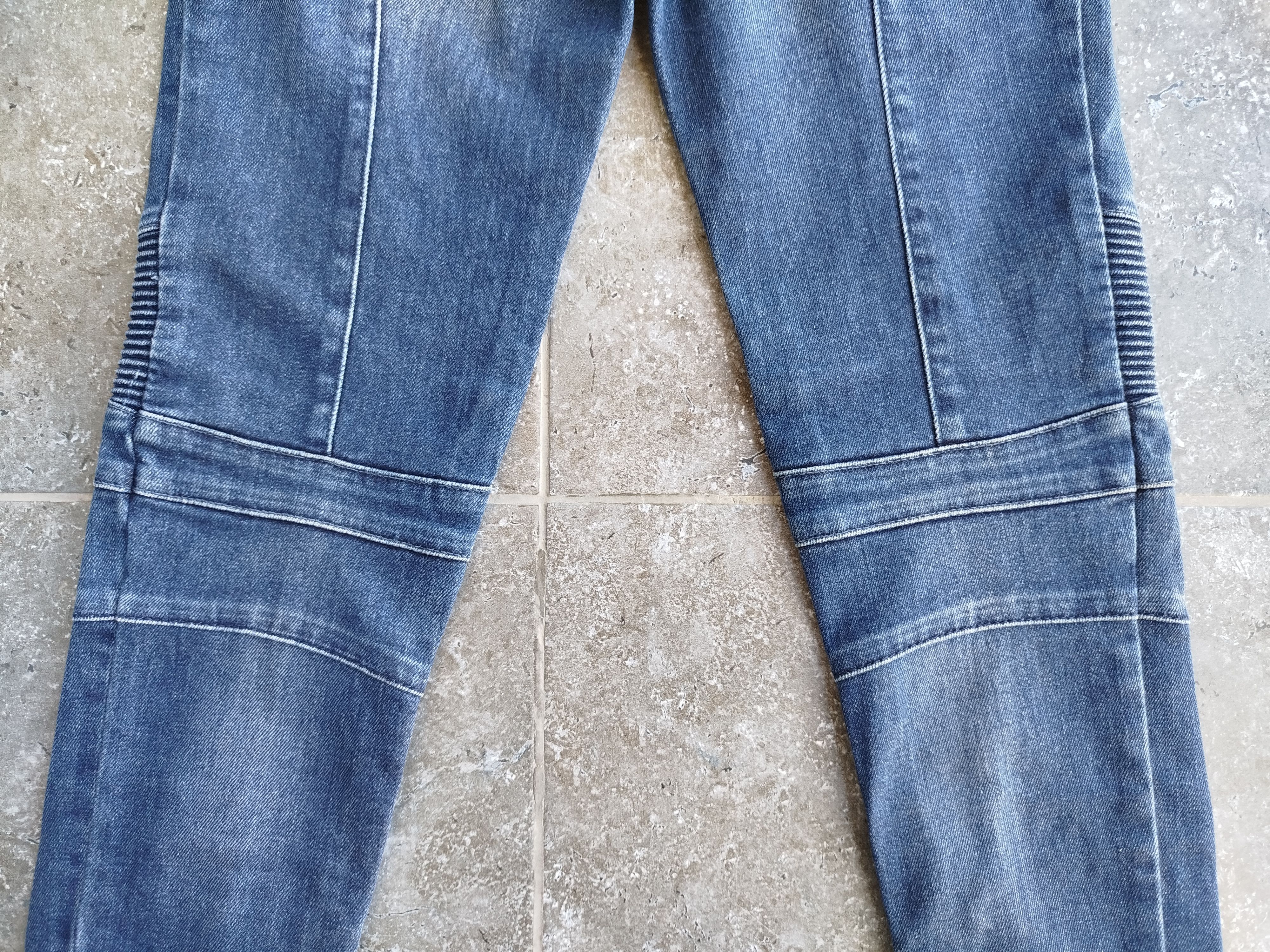 Balmain Balmain Jeans Distressed Biker Skinny Size 38 Size 27" / US 4 / IT 40 - 10 Thumbnail