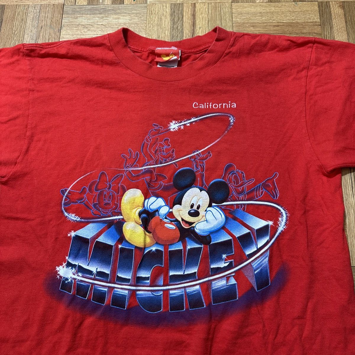 Disney Vintage Mickey Mouse tee Size US L / EU 52-54 / 3 - 3 Thumbnail